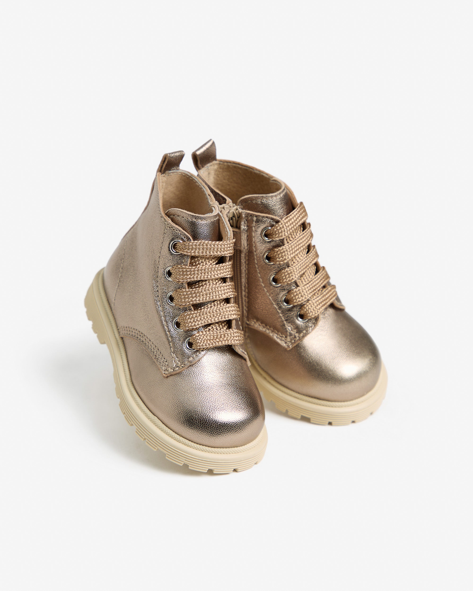 Nero Giardini Combat Boots cuir verni fille 19-24