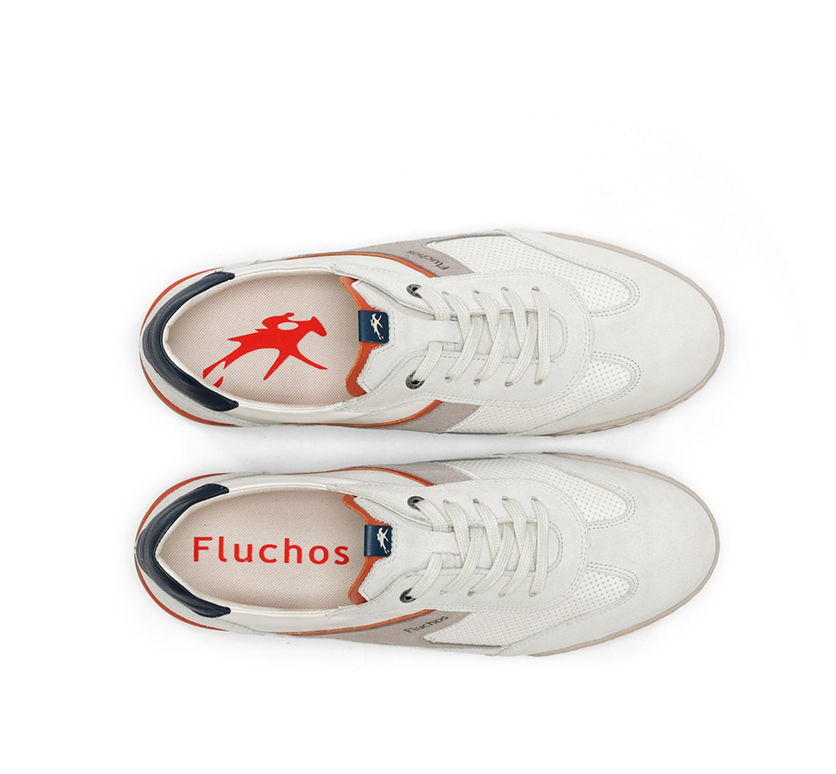 Fluchos Elder F2184 baskets homme blanc confort