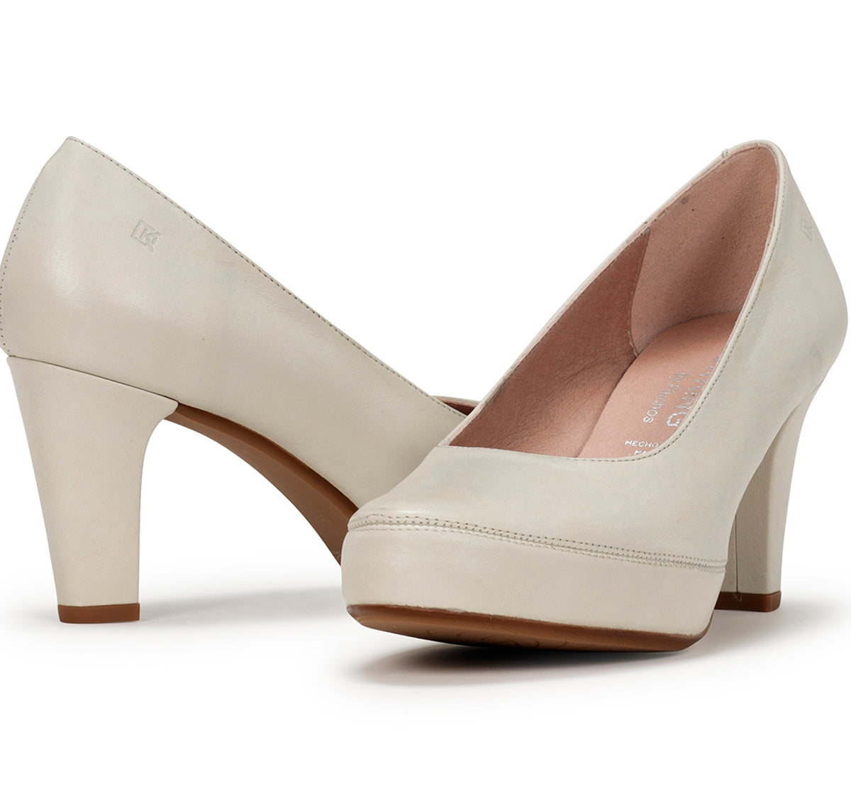 Dorking Blesa D5794 escarpins blanc cuir femme