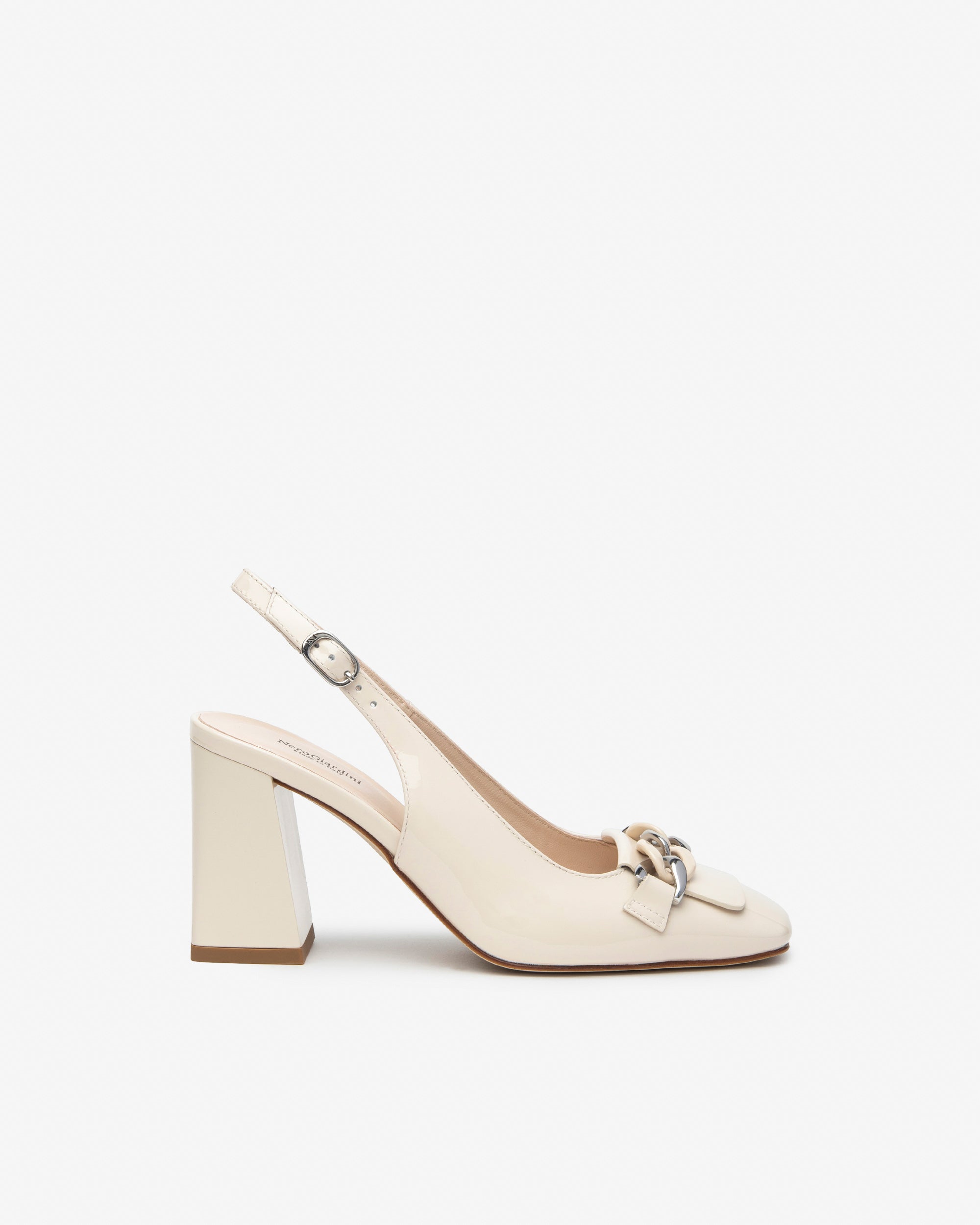 Nero Giardini Slingback escarpins cuir vernis femme