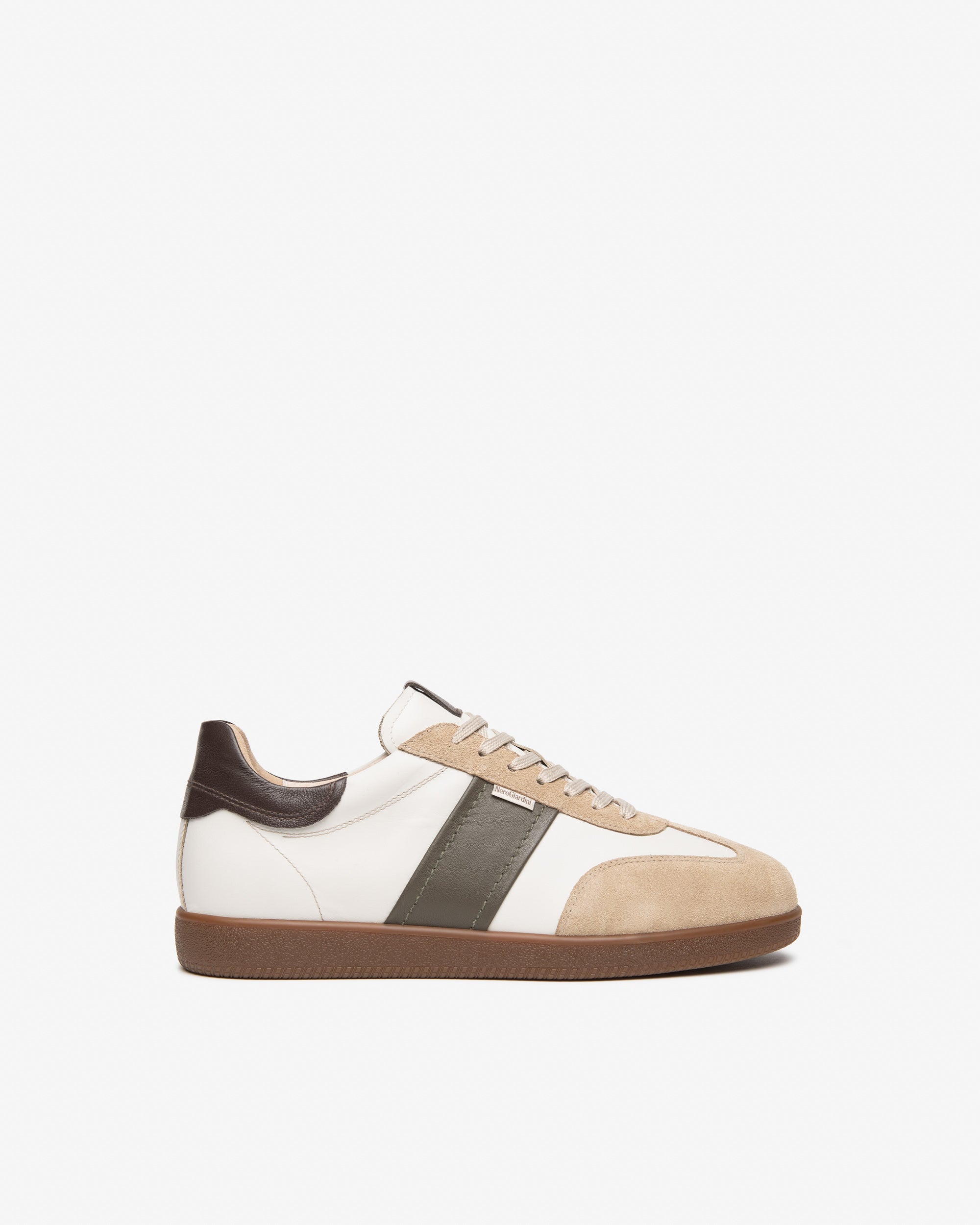 Nero Giardini Sneakers baskets homme cuir et daim