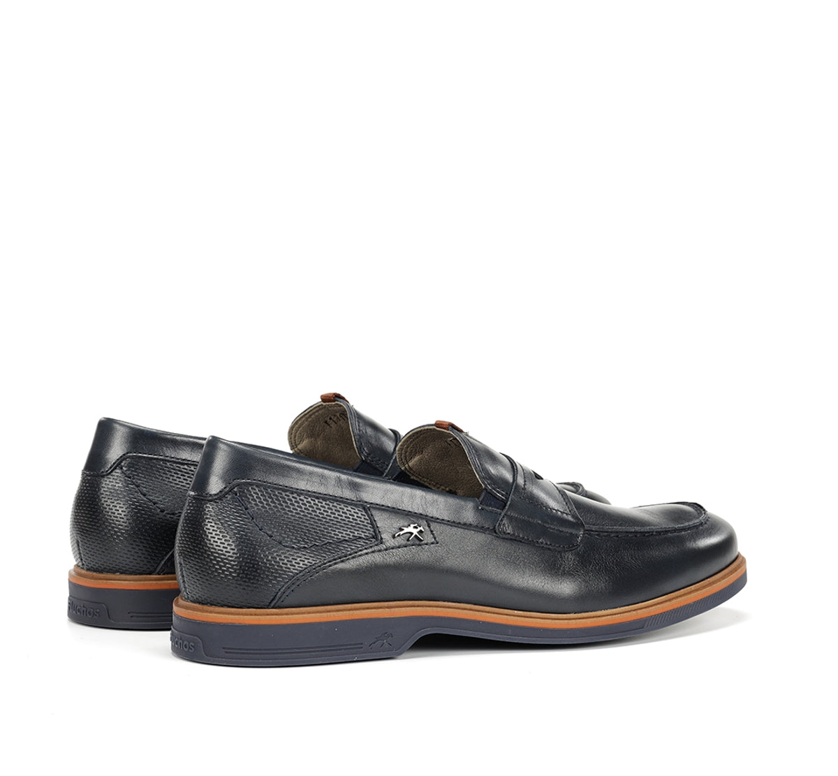 Fluchos Tristan F1747 mocassin bleu homme souple