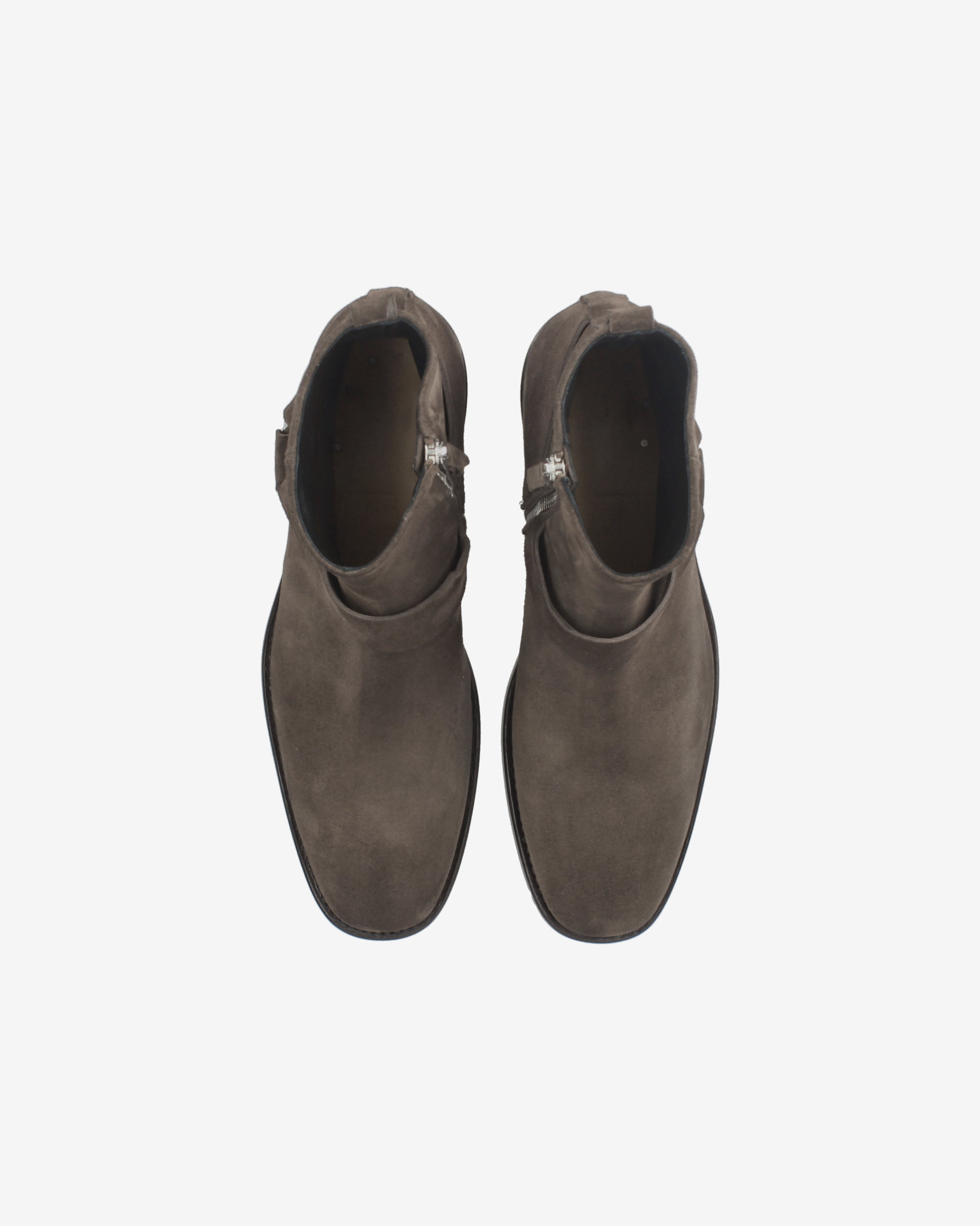 Premiata Cavendish Biker boots cuir daim marron homme