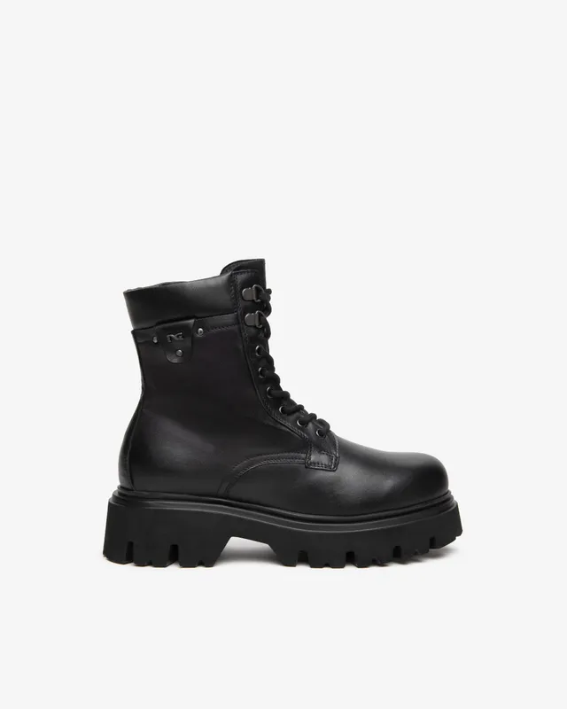 Nero Giardini Combat Boots rangers cuir femme