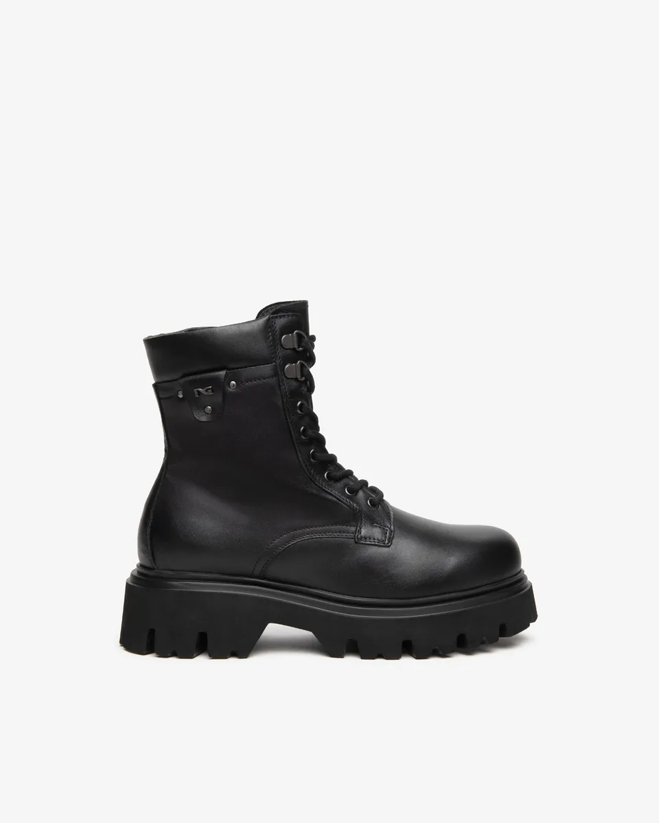 Nero Giardini Combat Boots rangers cuir femme