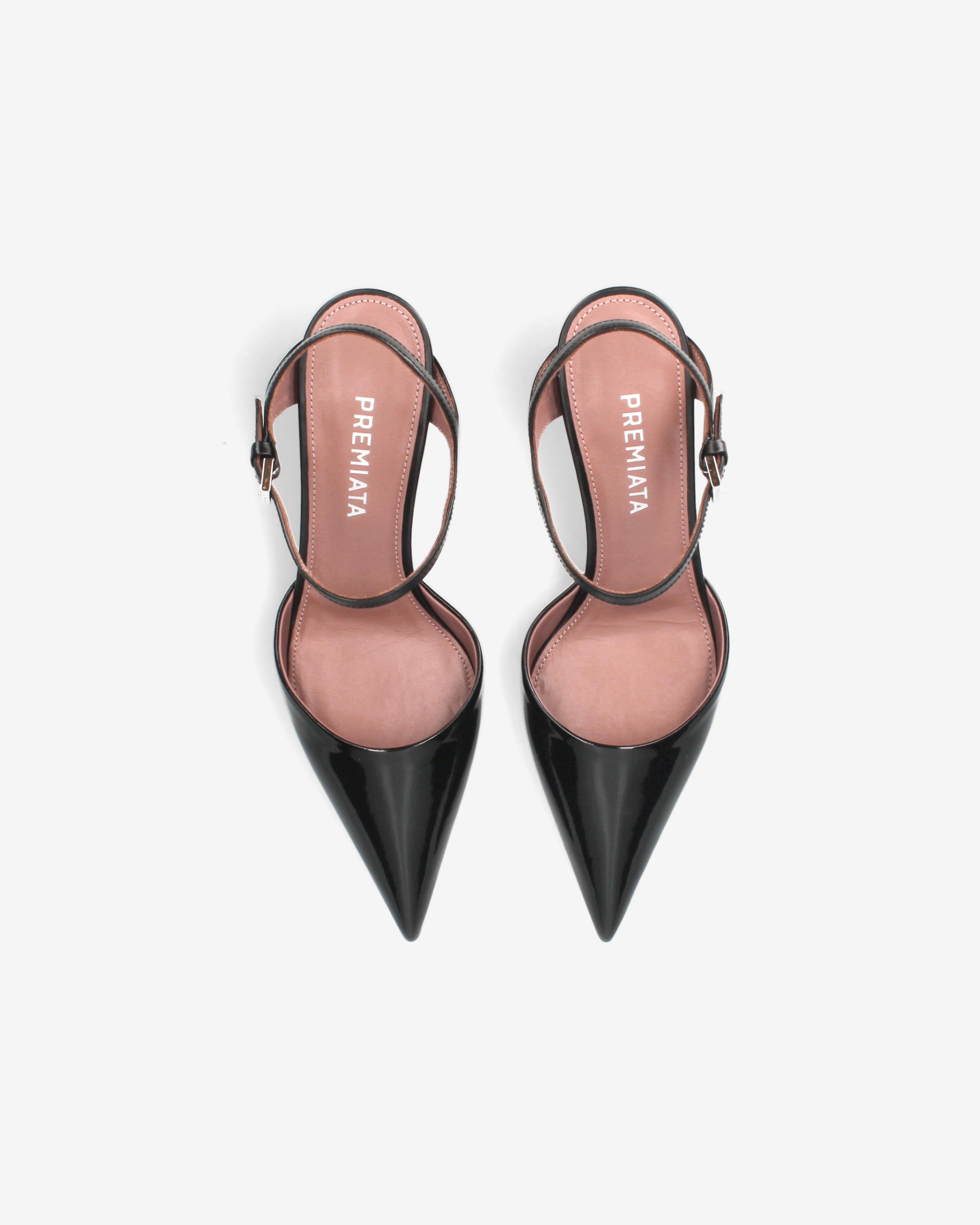 Premiata Essential Black escarpins slingback noirs