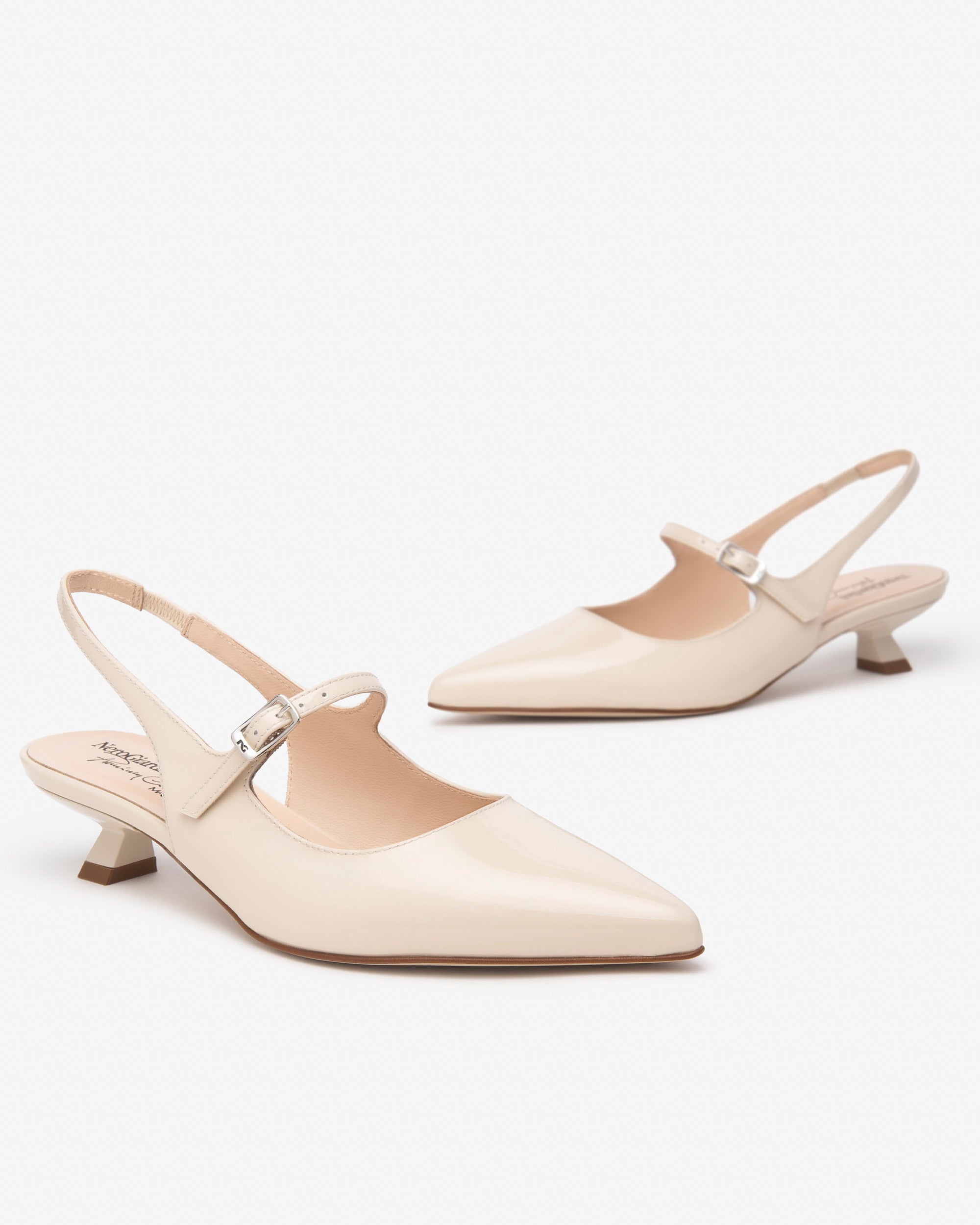 Nero Giardini Slingback escarpins femme cuir verni