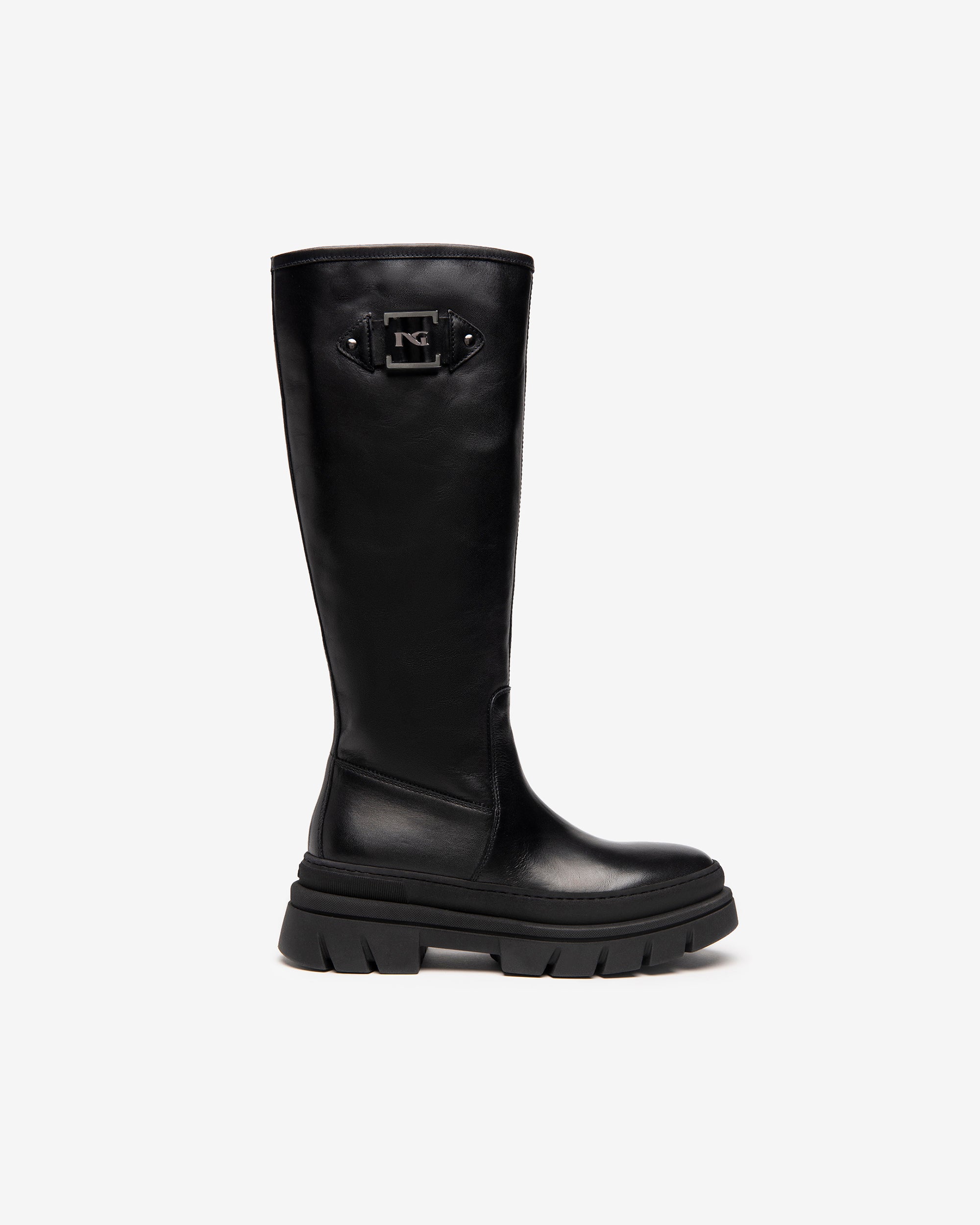 Nero Giardini Boots bottes femme cuir combat hiver