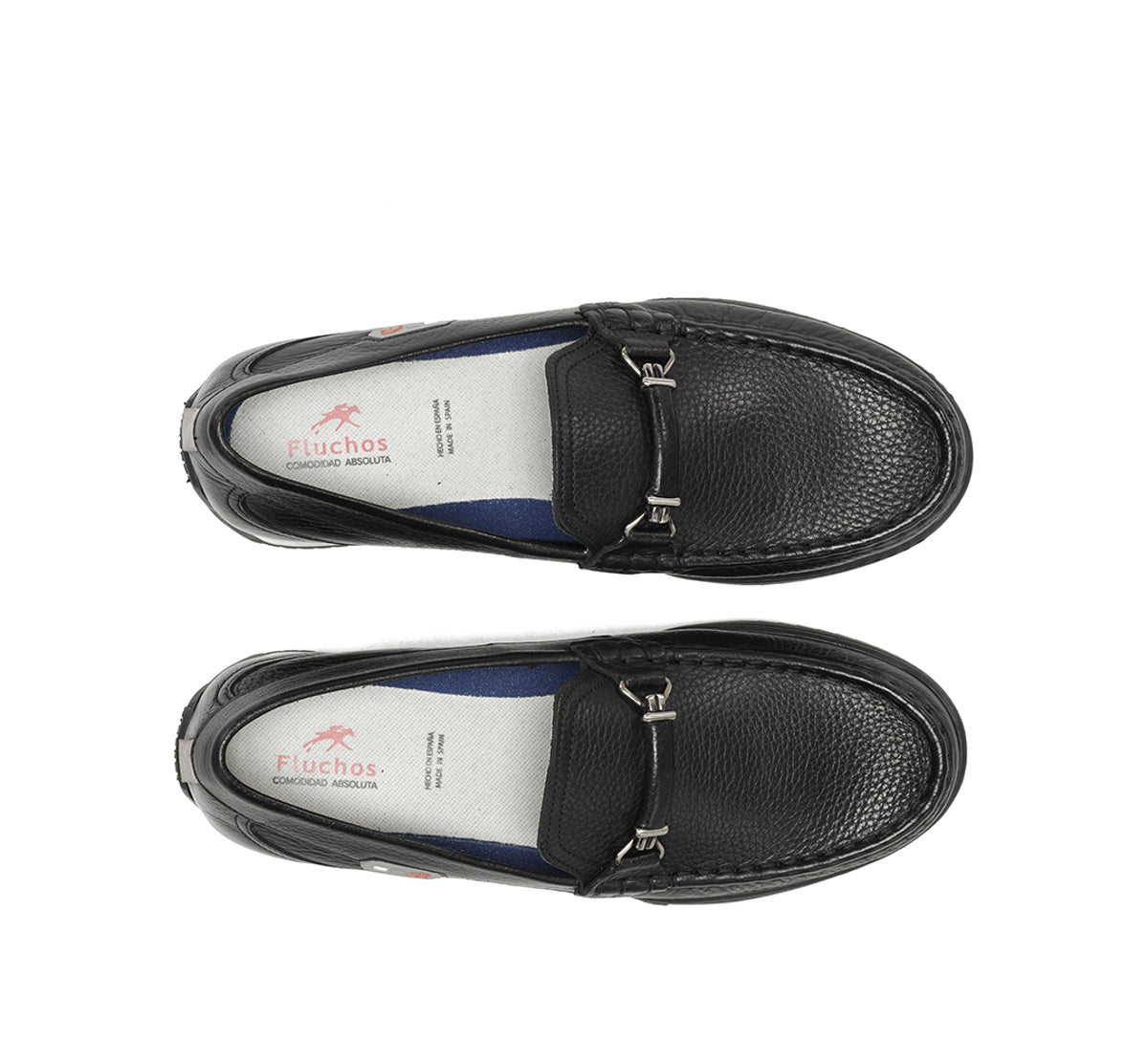 Fluchos Bruno F2433 mocassin homme noir cuir