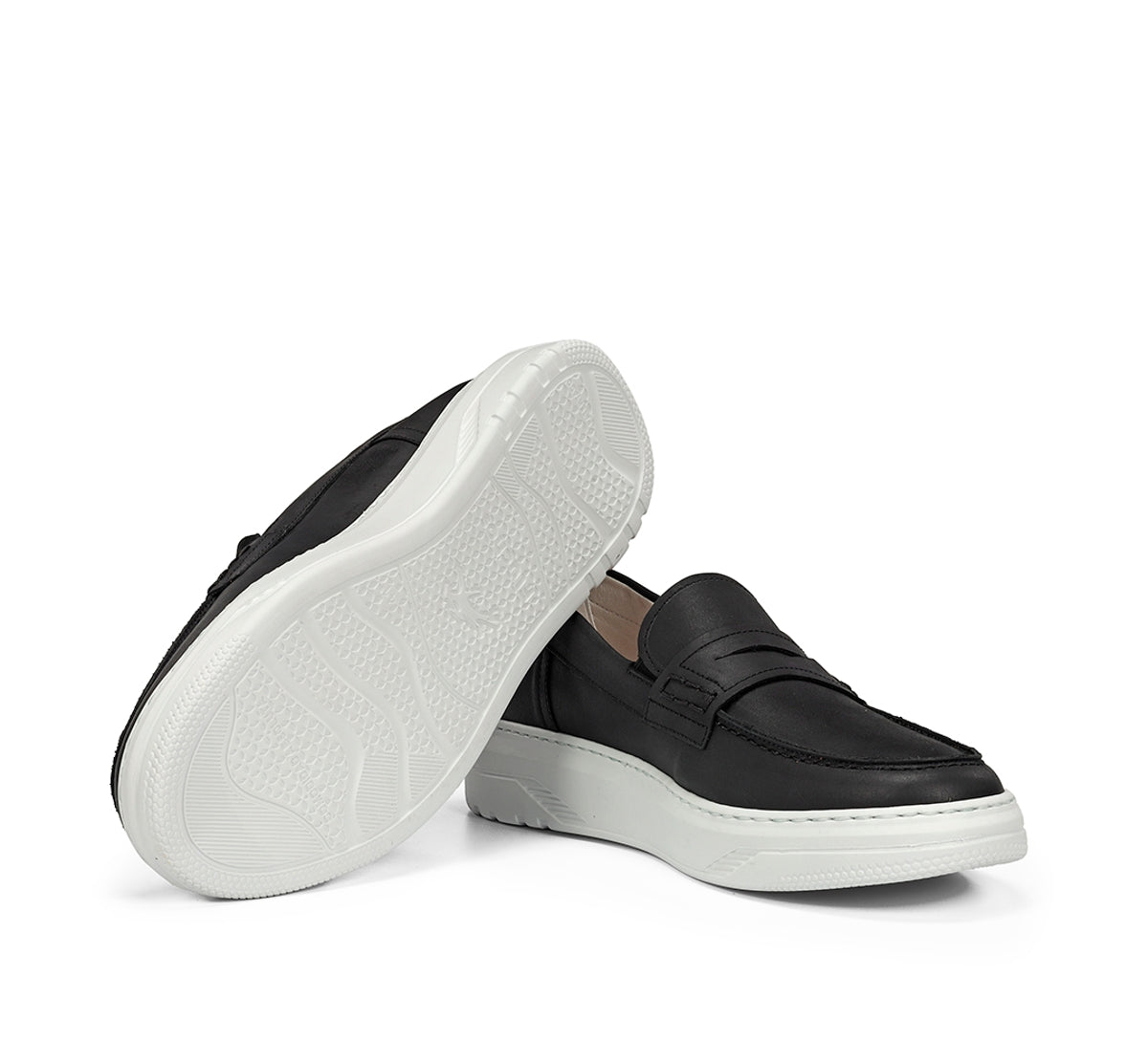Fluchos Boston F2224 mocassins homme noir légers