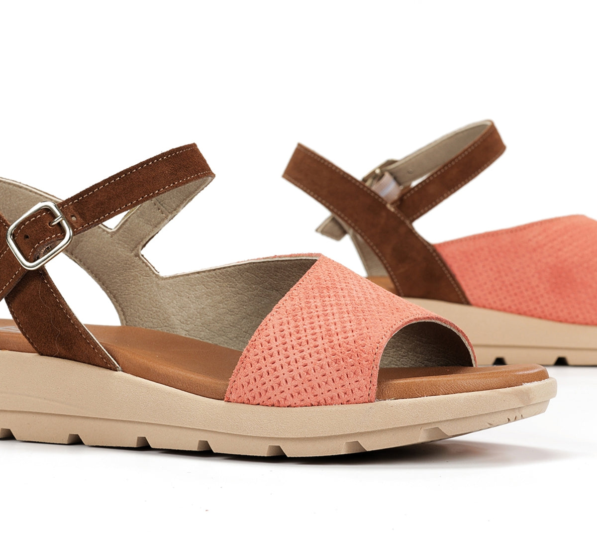 Fluchos Dorking Gandia D9464 Sandale Nude Confort