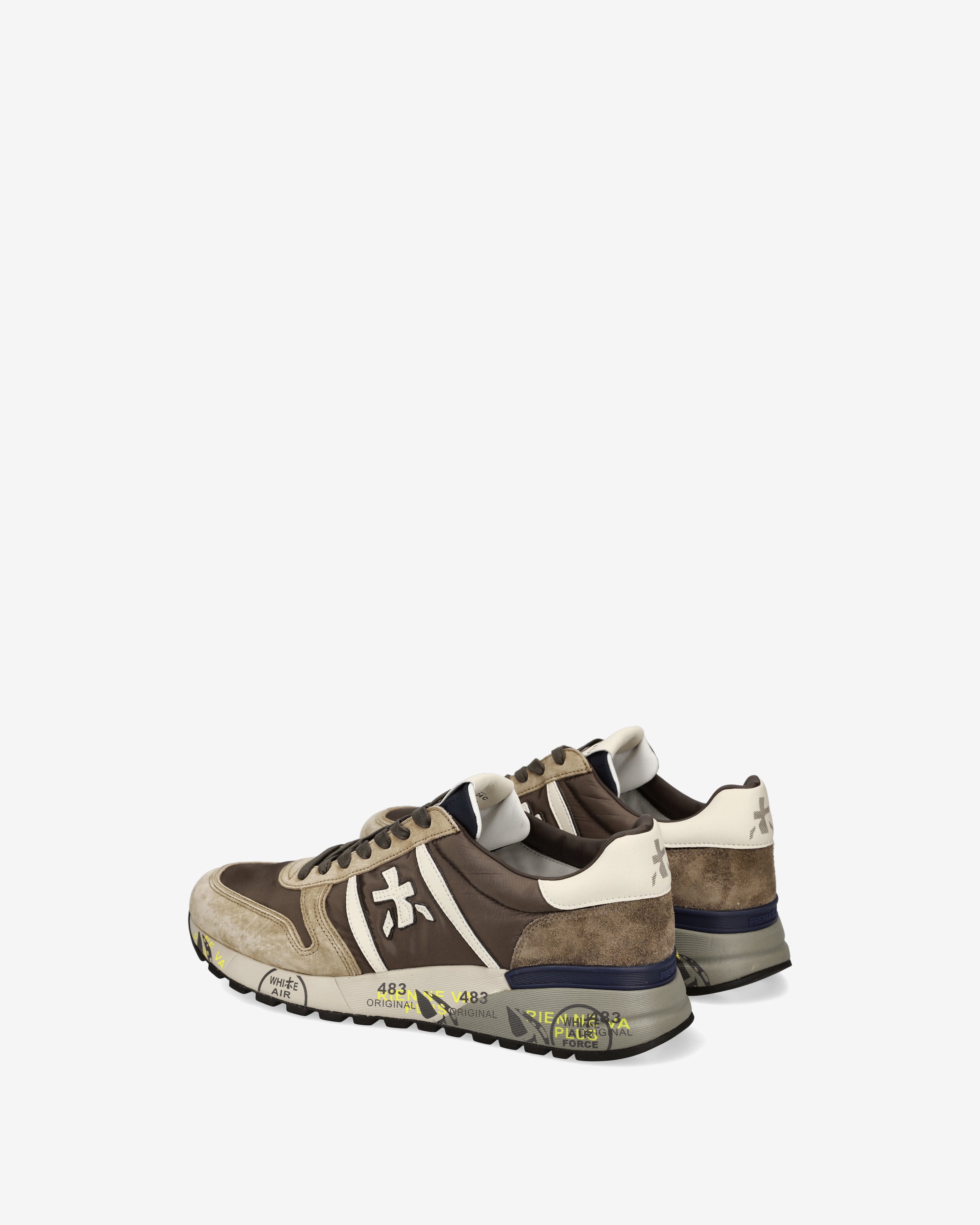 Premiata Lander 7704 sneakers taupe marron pointure 43