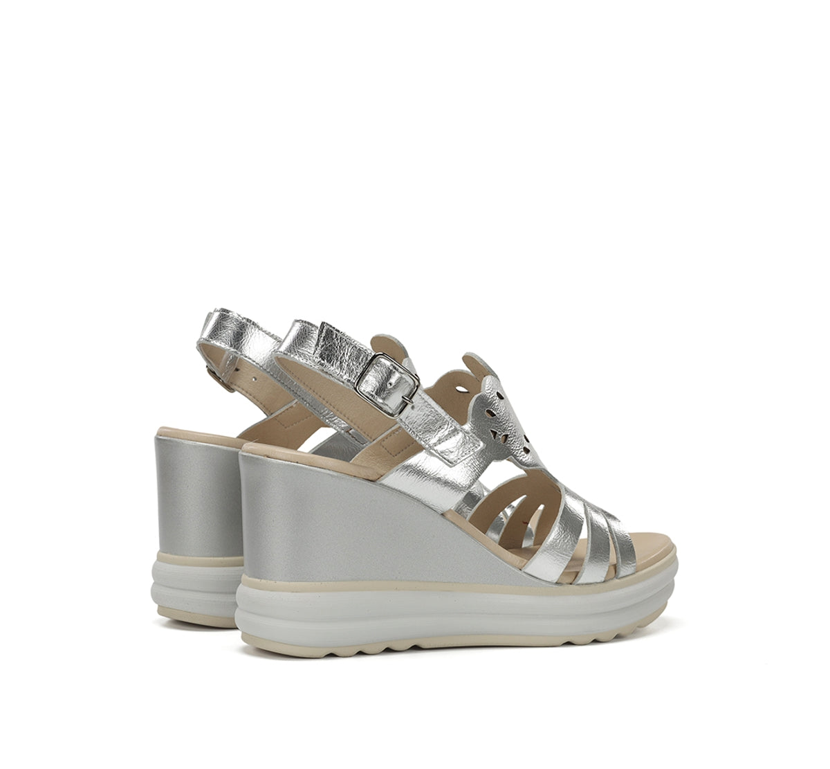 Dorking Diane D9697 sandales femme argent talon