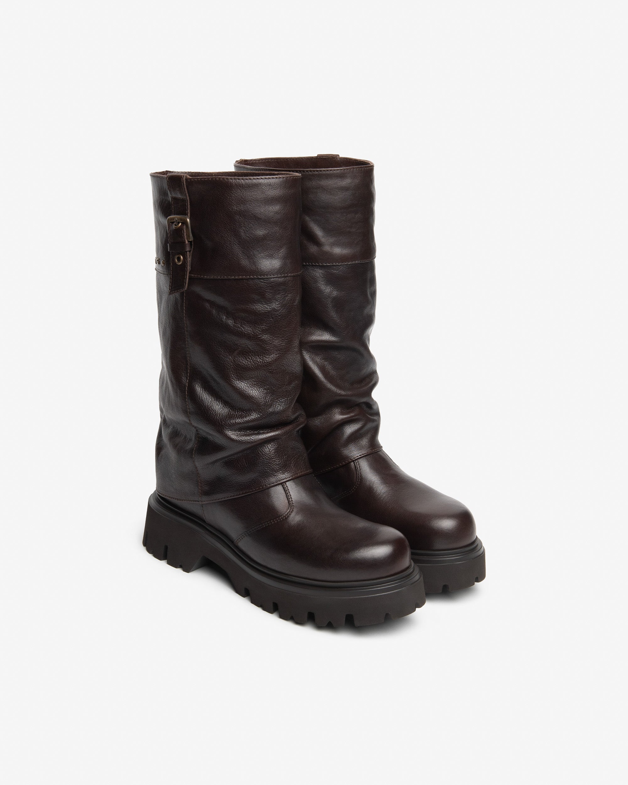 Nero Giardini Boots cuir femme bottes talon 55 mm