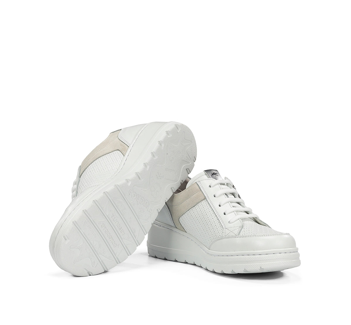 Fluchos Aqua F2173 baskets compensées femme blanc