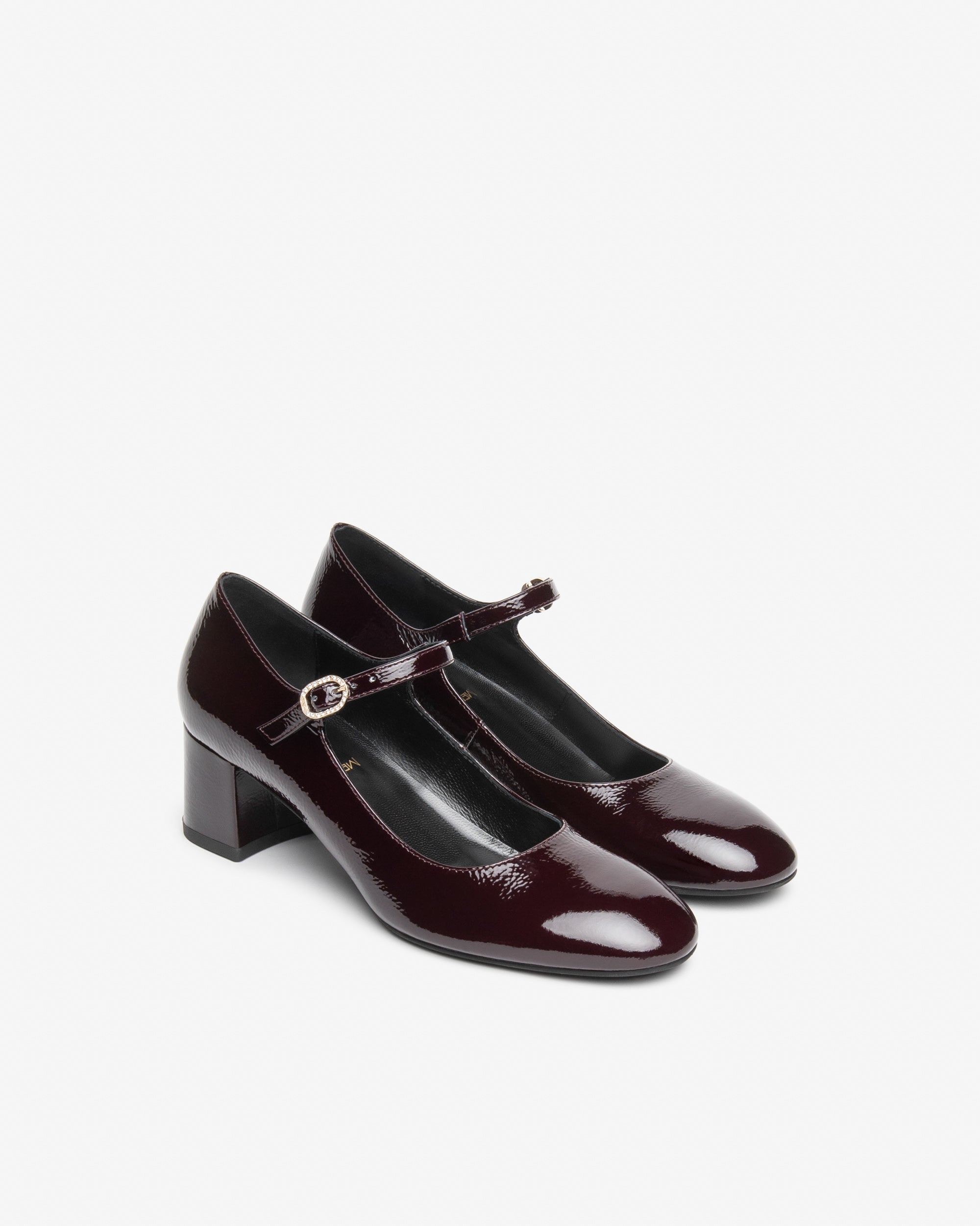 Nero Giardini Mary Jane babies vernis femme talon 5 cm