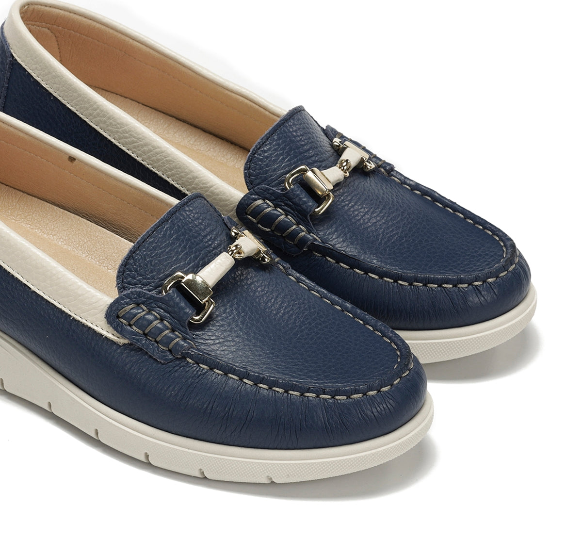 Fluchos Fluvia F2421 mocassins femme bleu