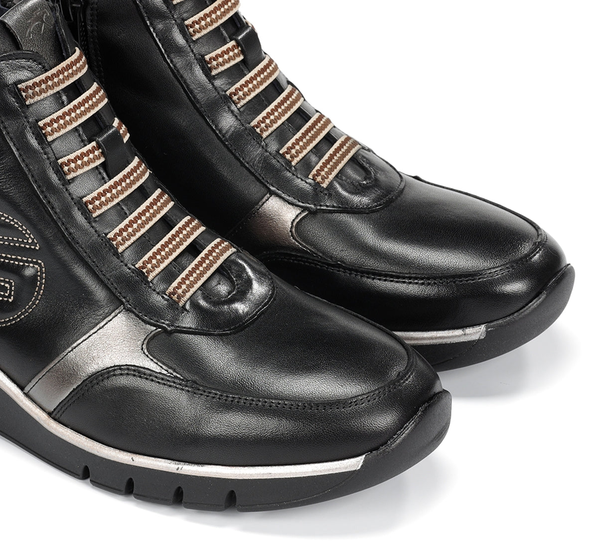 Fluchos Union F2077 bottines noires femme cuir