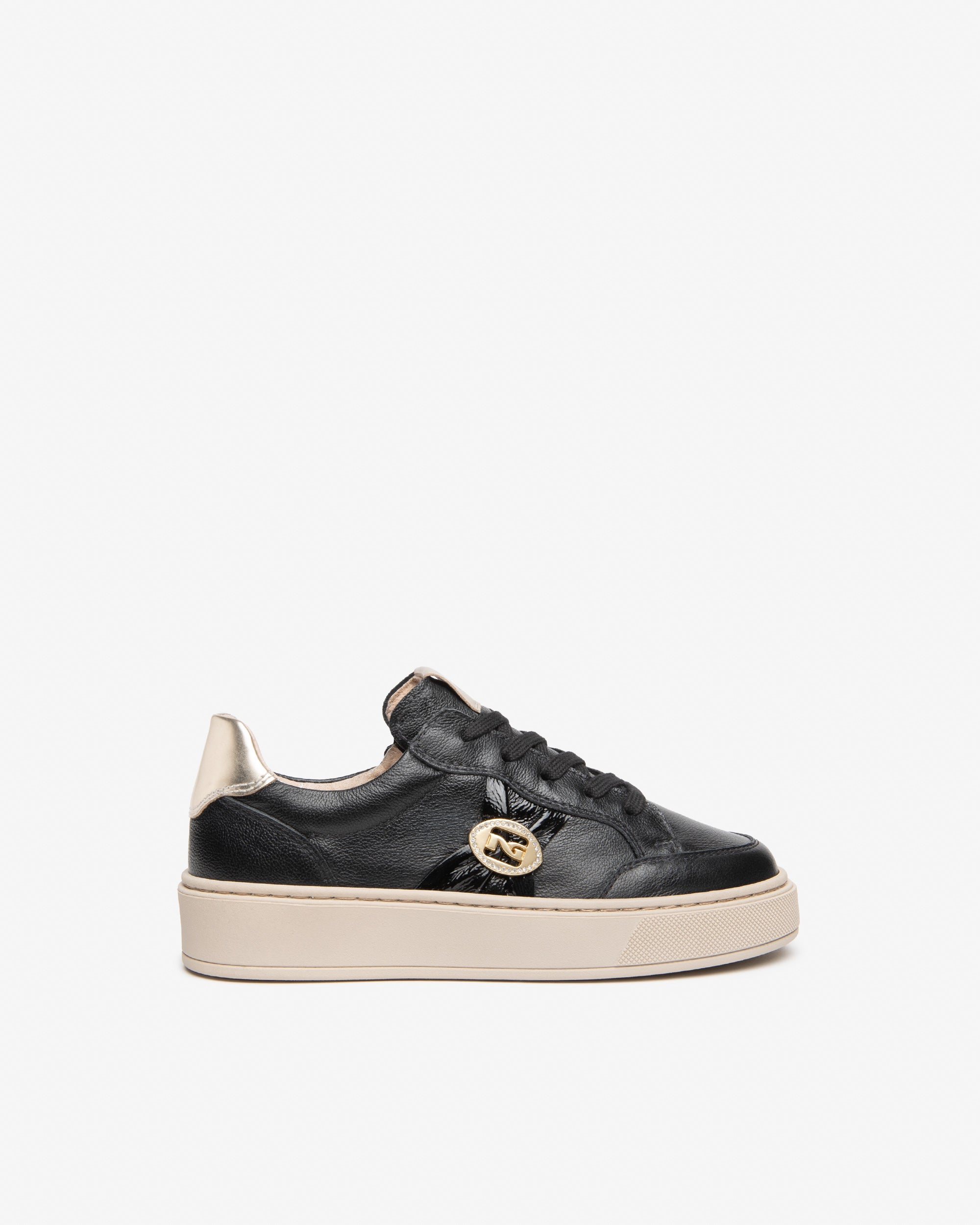 Nero Giardini Sneakers baskets cuir fille bijou