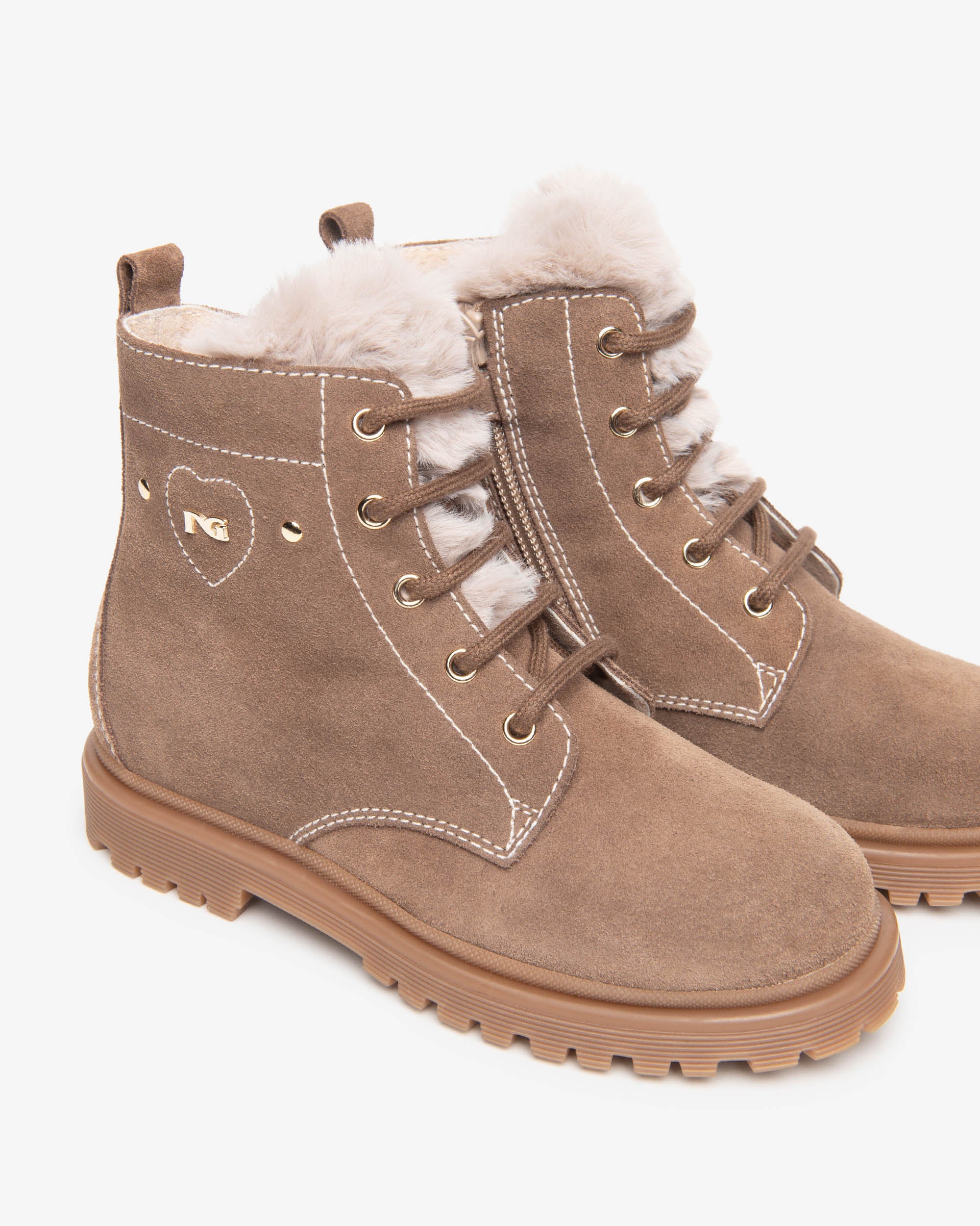 Nero Giardini Combat Boots bottines fille tissu