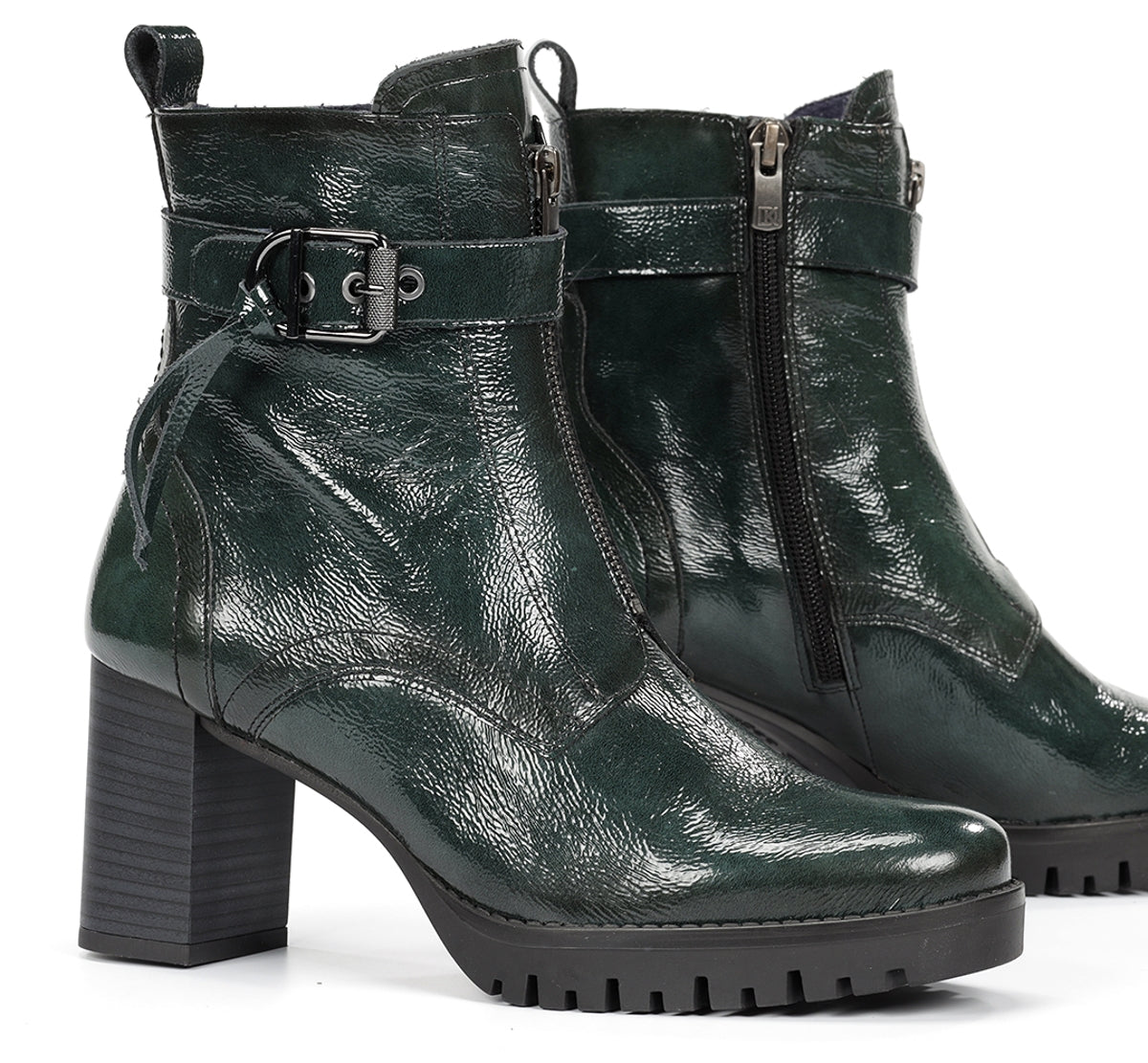 Dorking by Fluchos Evie D9163 bottines vert femme talon