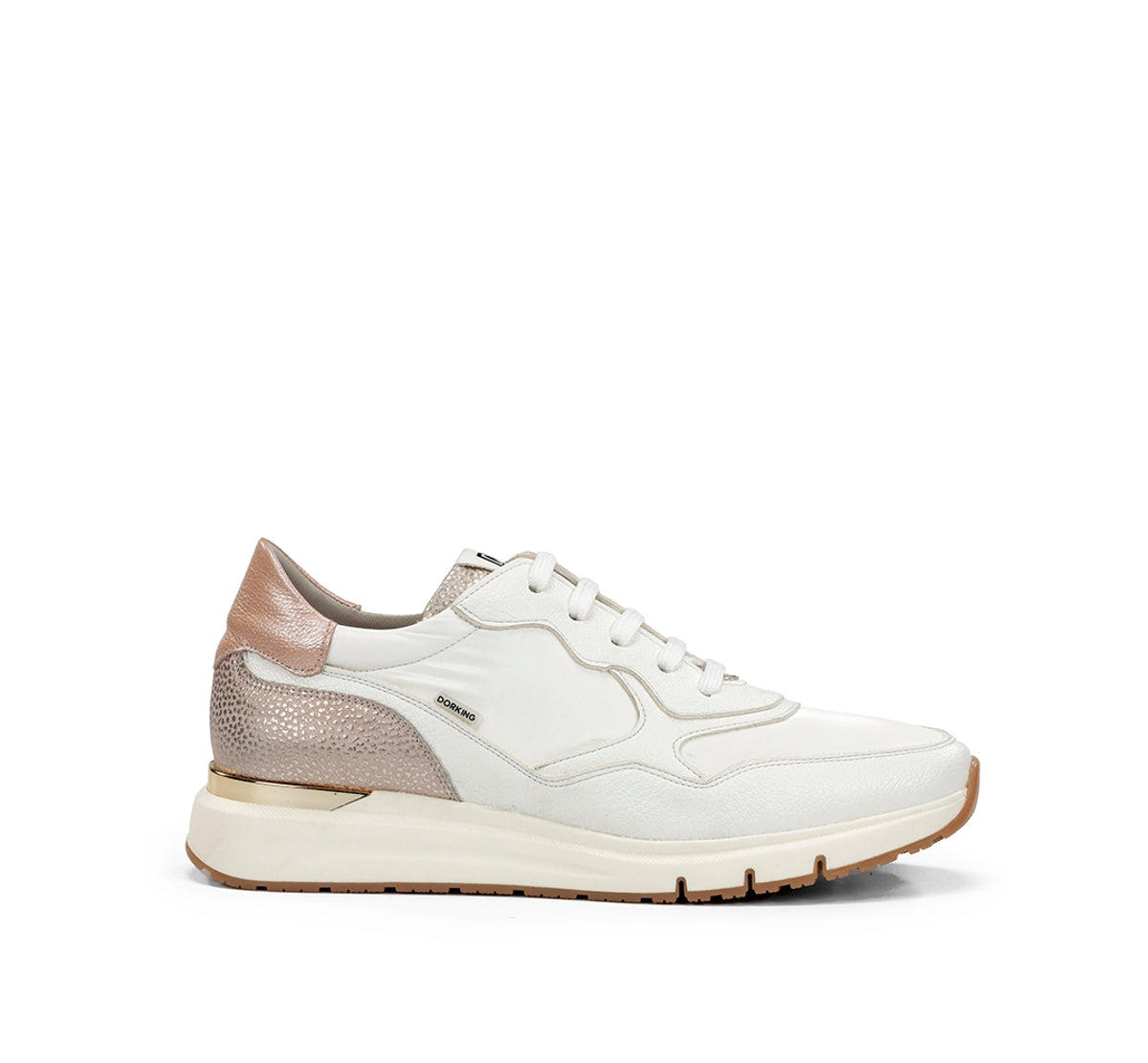 Dorking Serena D9049 baskets femme blanc confort