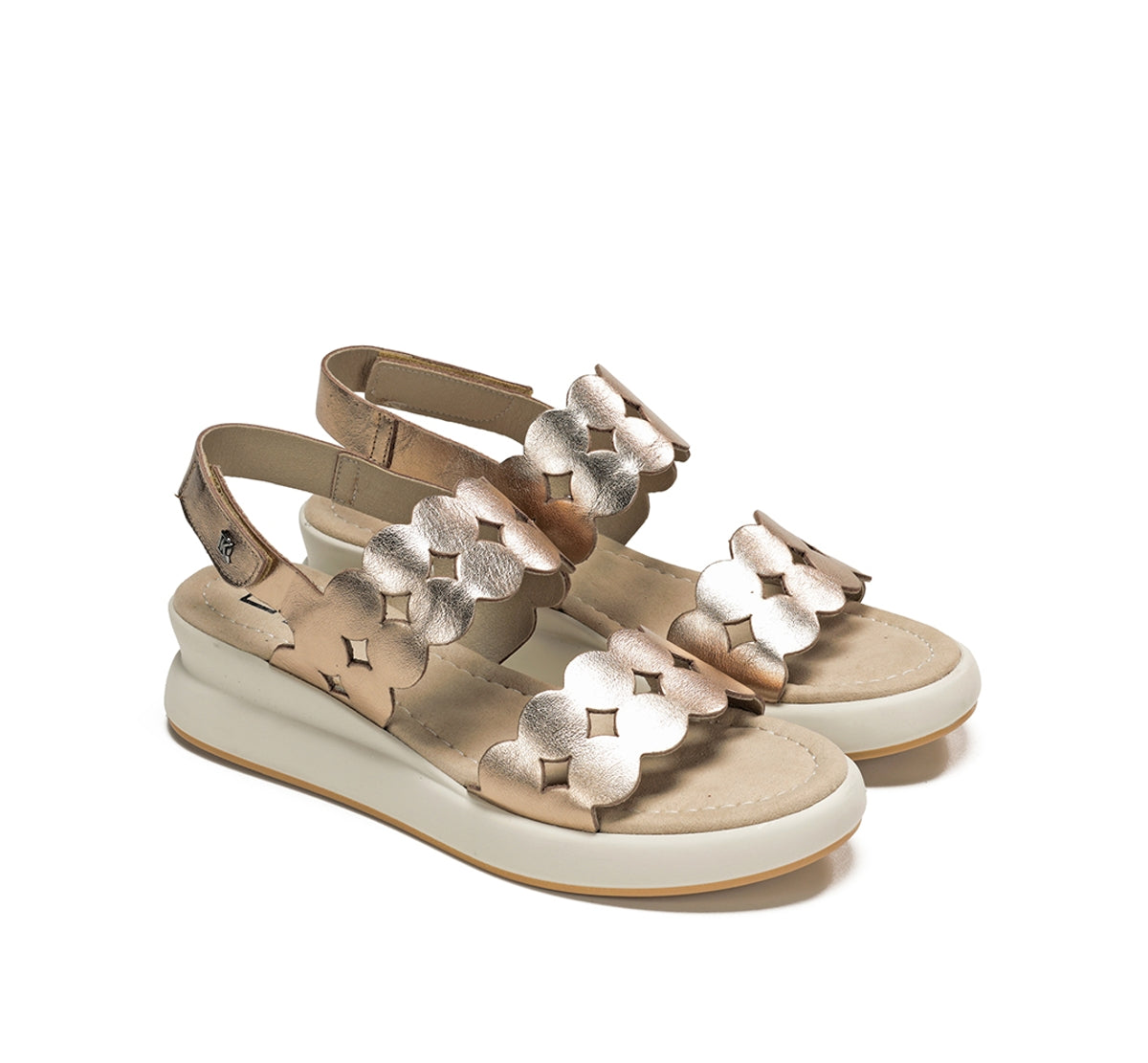 Dorking Slam D9291 sandales femme doré tressé