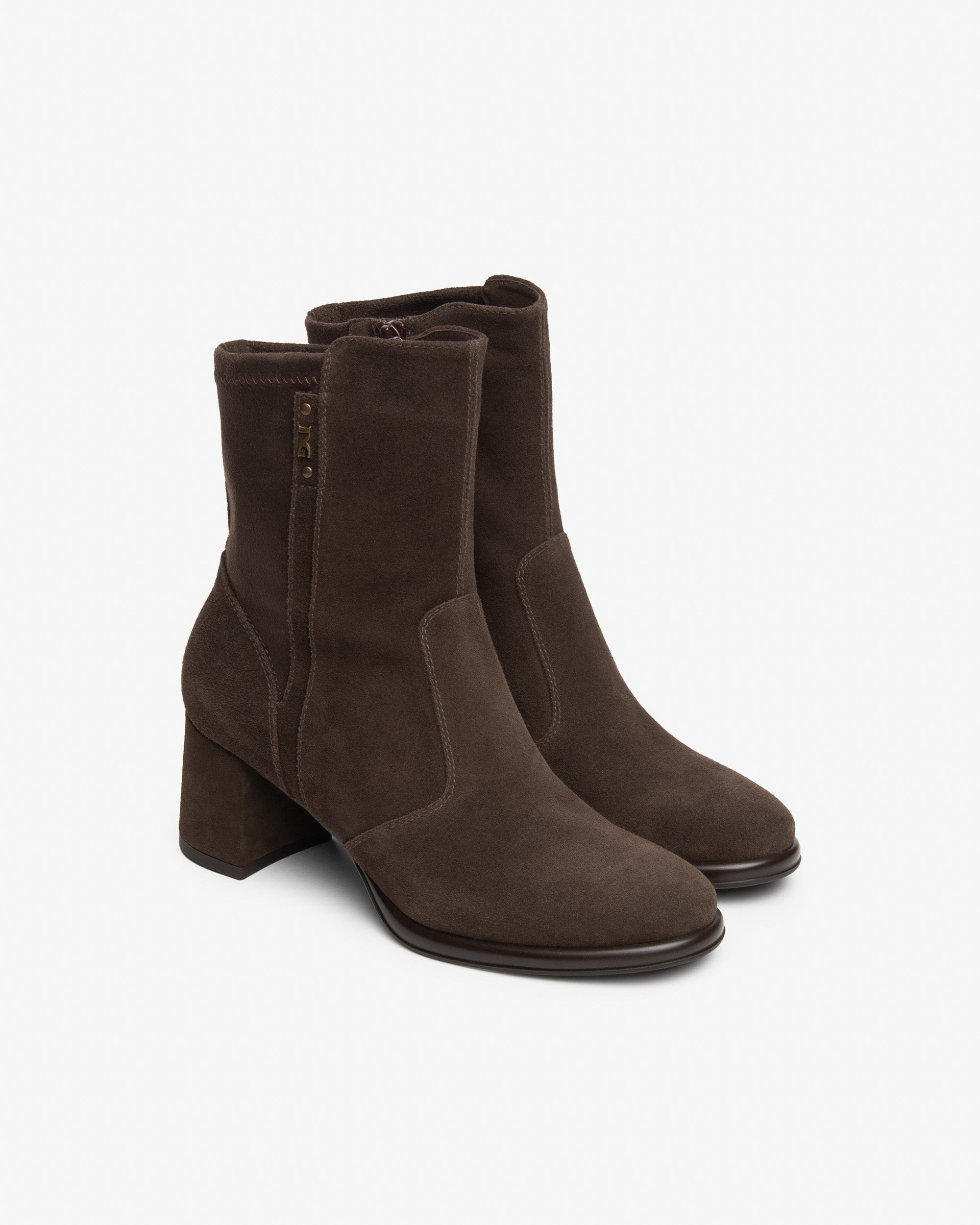 Nero Giardini Ankle Booties bottines daim femme talon