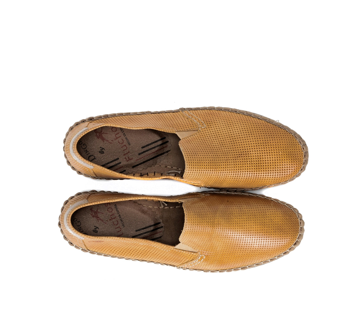 Fluchos Bahamas 8674 slip-on jaune homme sans lacets