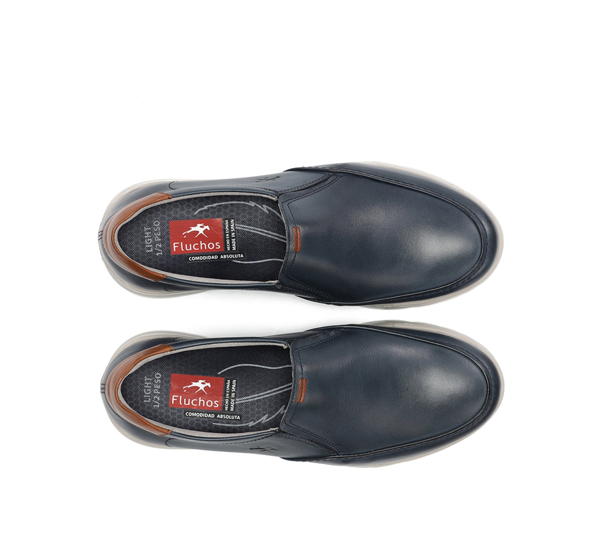 Fluchos Daryl F1458 Slip On Bleu Sans Lacets