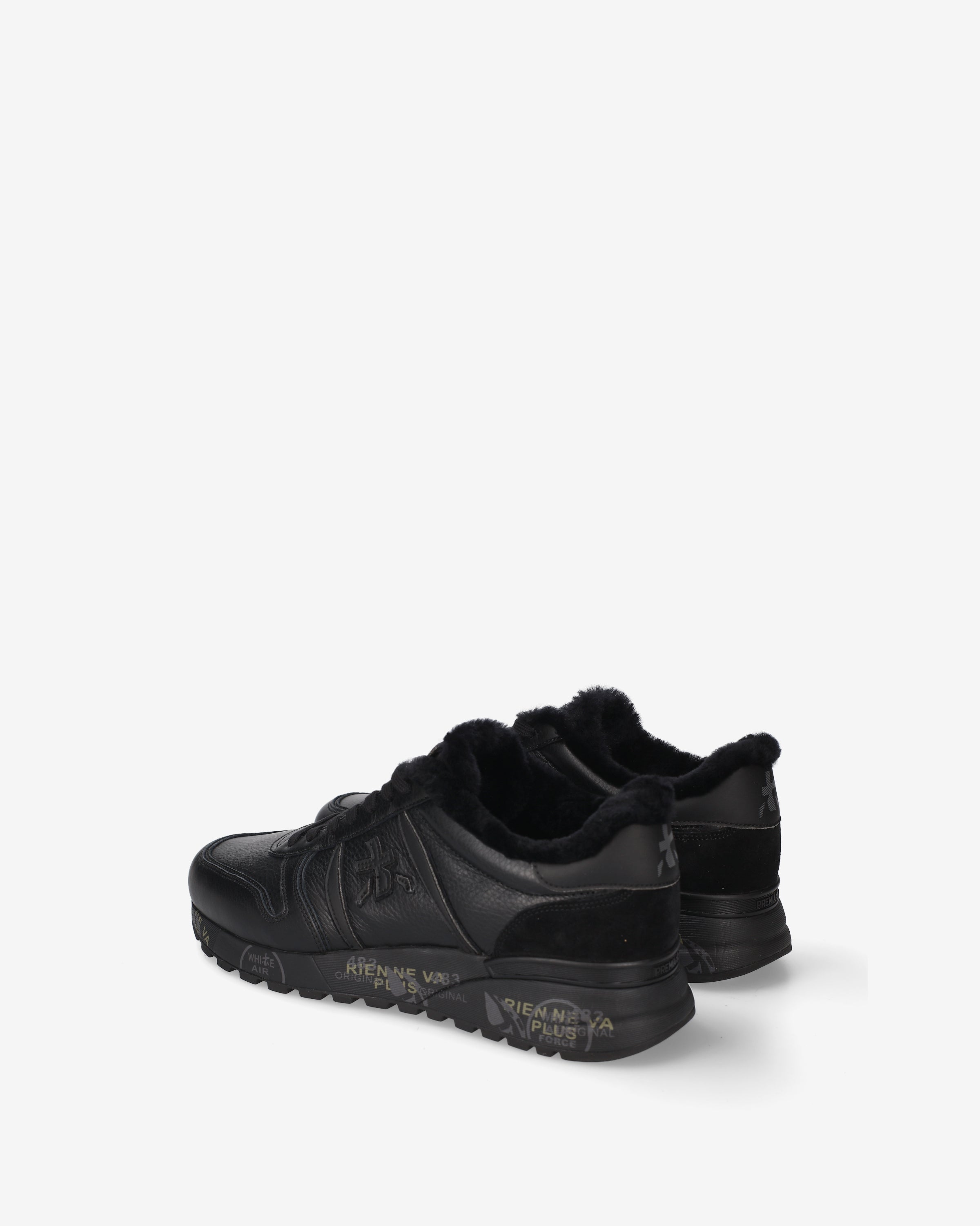 Premiata Lander 8659m baskets homme noir fourré