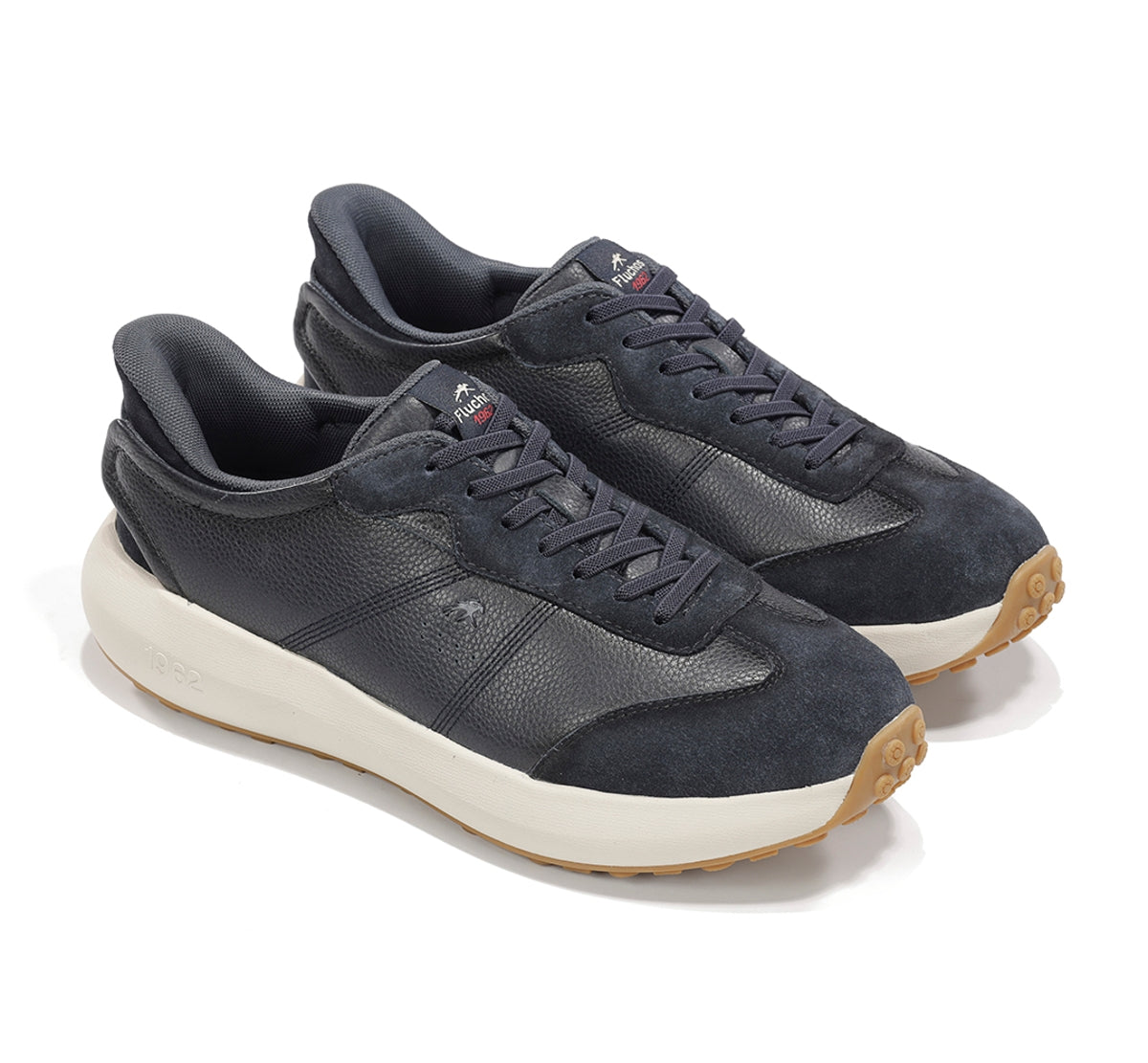 Fluchos Clay F2557 basket bleue homme cuir