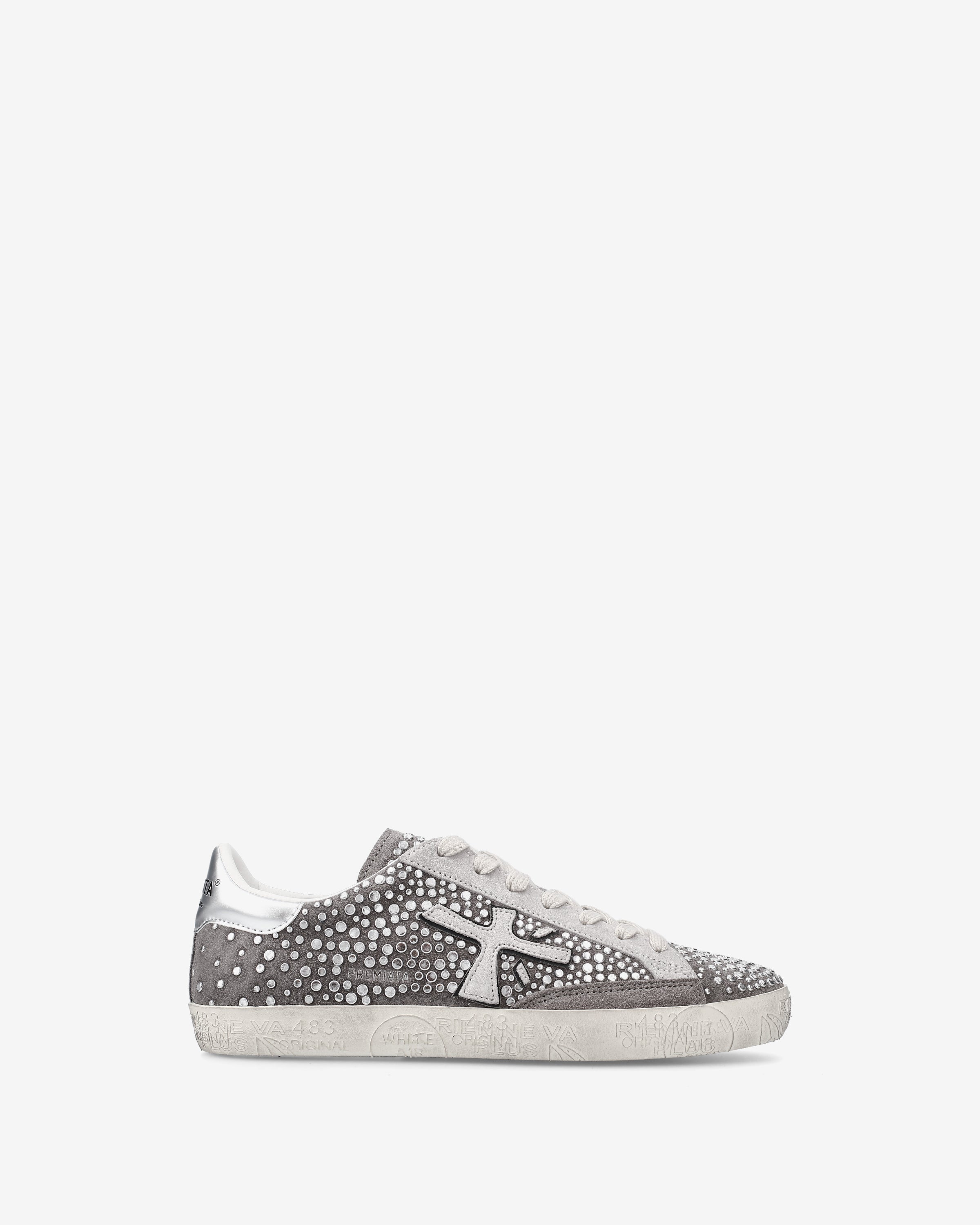 Premiata Stevend 7850 sneakers femme gris argent