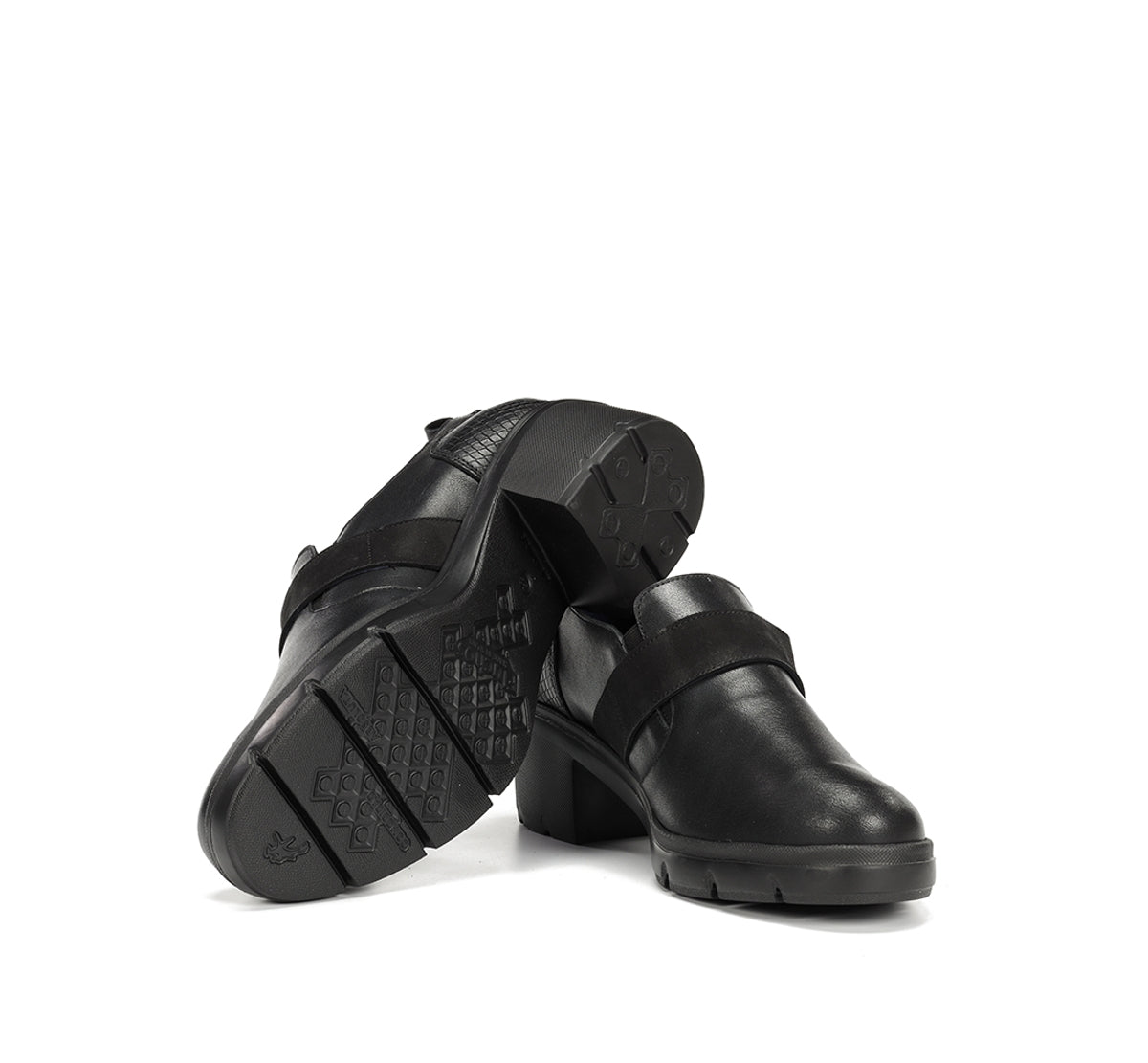 Fluchos Fugaz F2112 slip-on femme noir semelle track