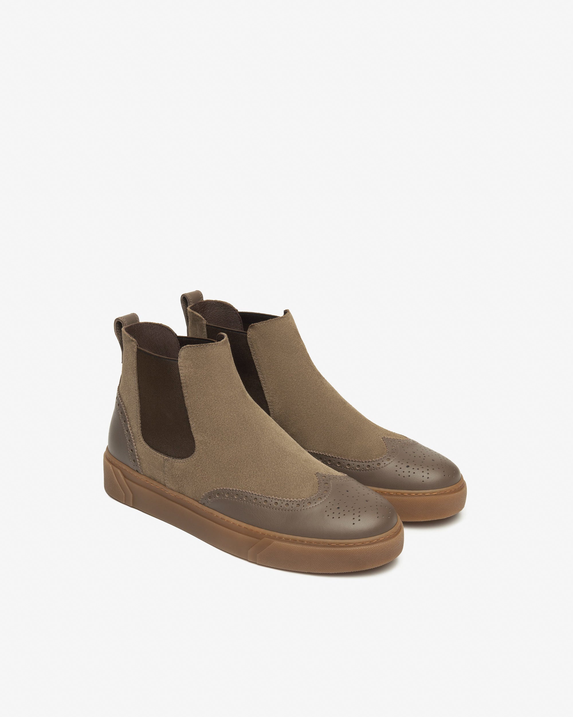 Nero Giardini Chelsea Boots homme cuir et daim