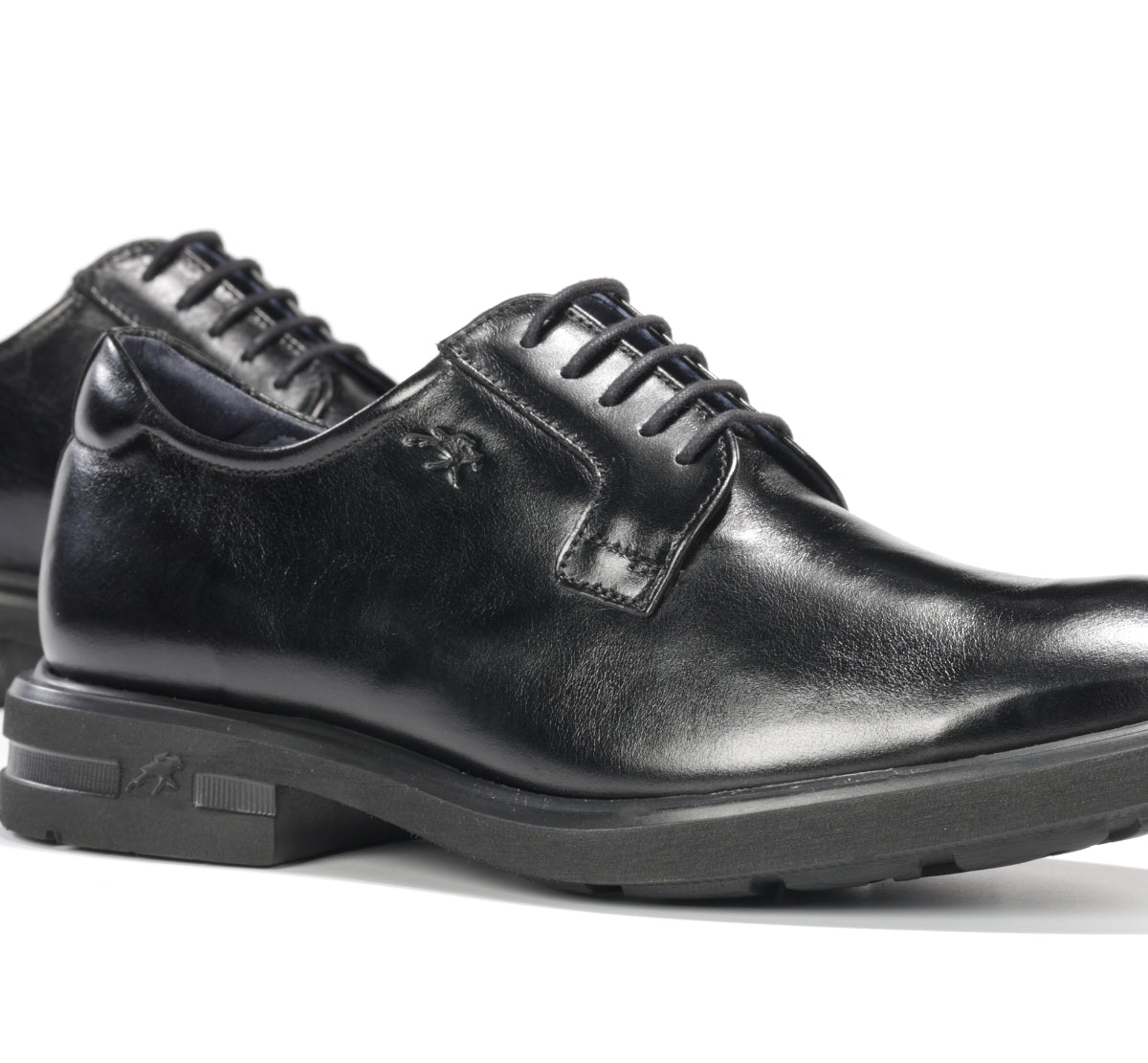 Fluchos Belgas F0631 chaussures homme noires cuir