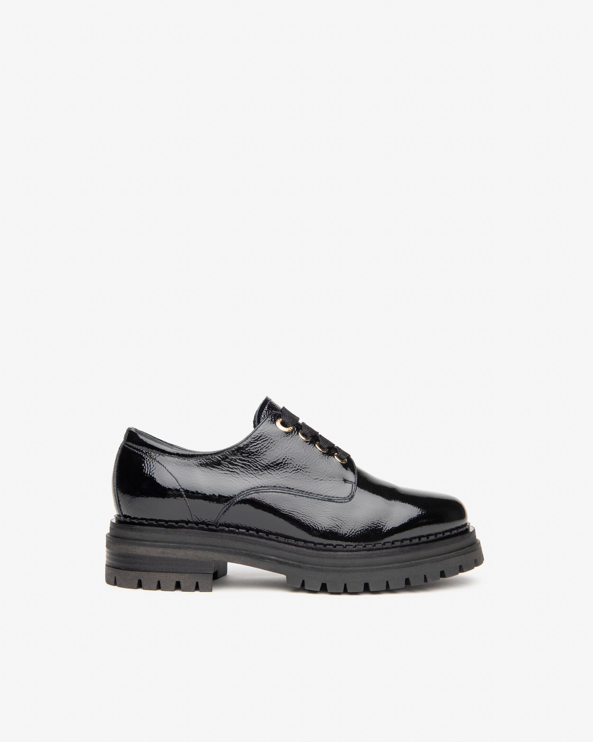 Nero Giardini Tie-up derbies vernis femme lacets
