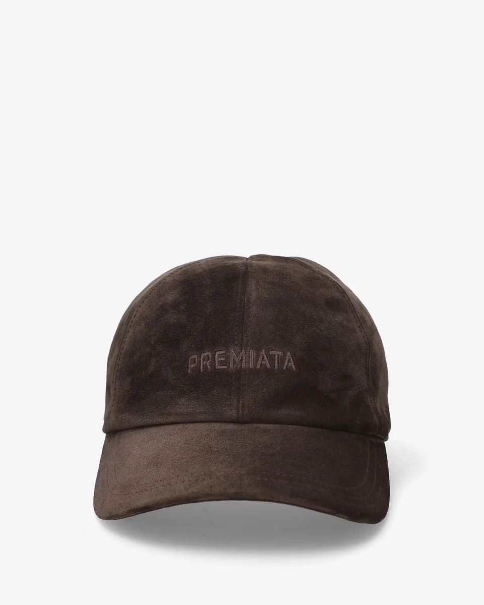 Premiata Mocha Casquette Baseball Daim Marron