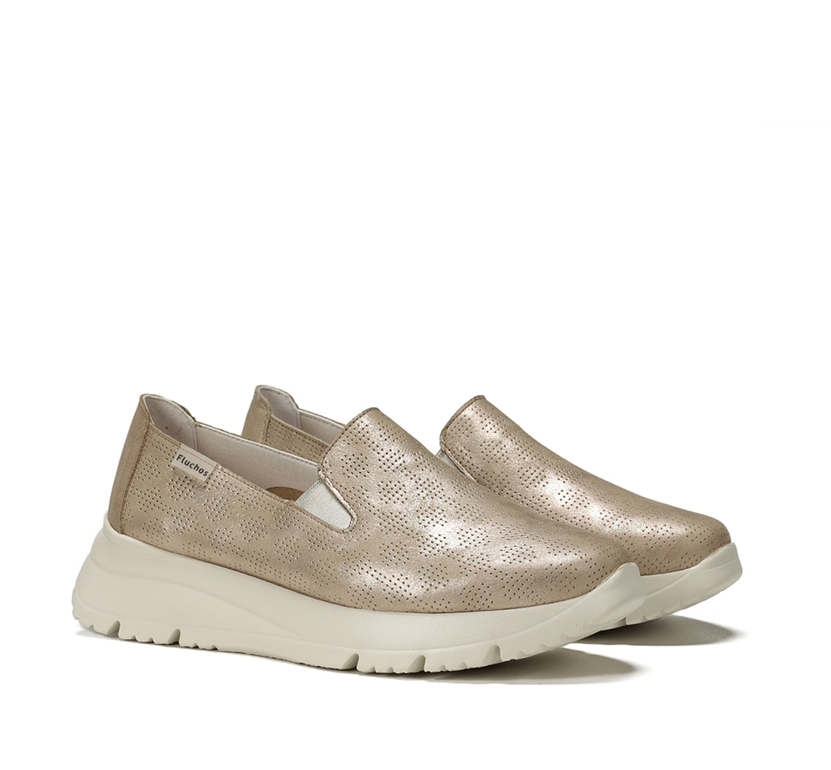 Fluchos Eira F1926 baskets femme doré confort