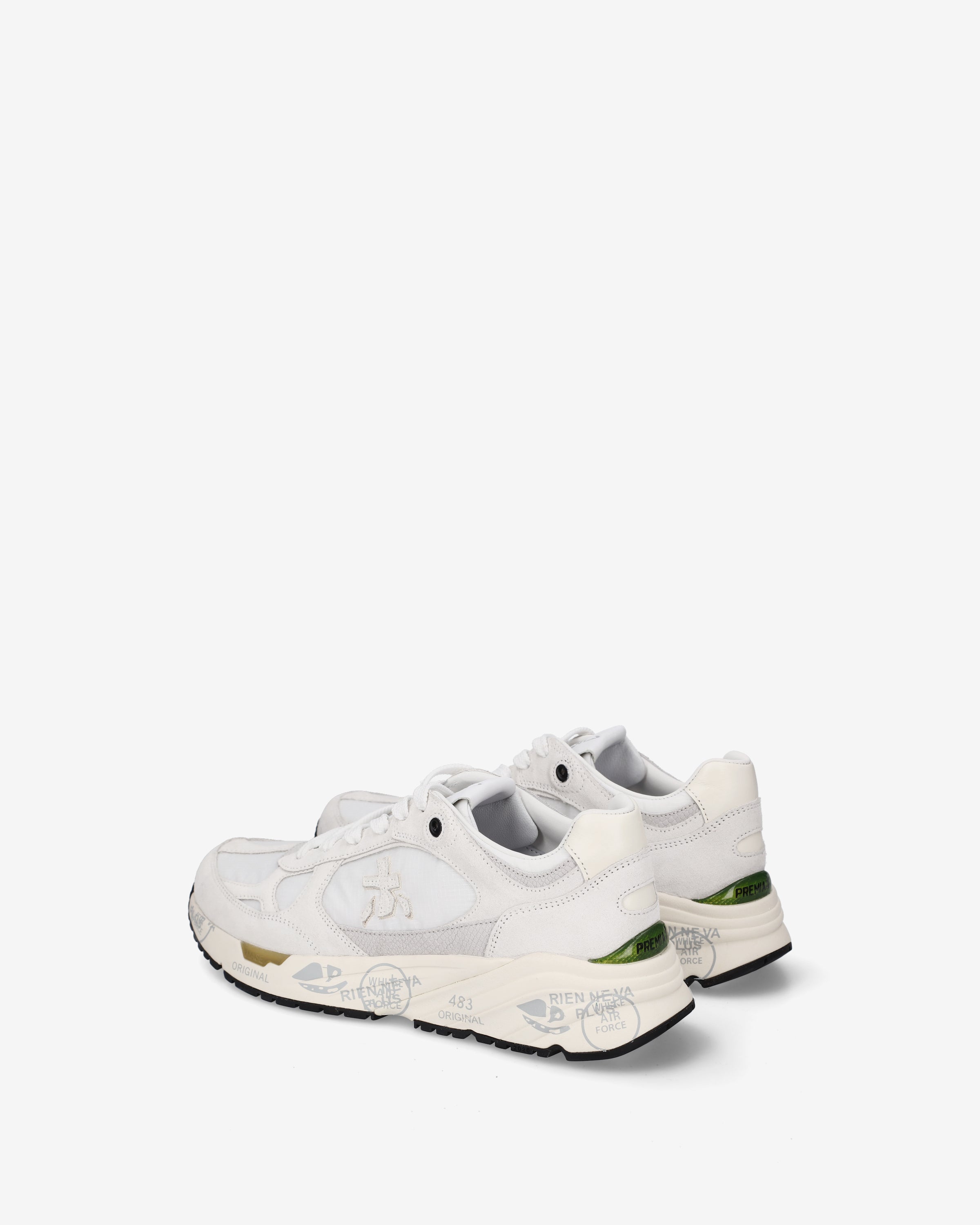 Premiata Mased 7823 sneakers blanc femme suède