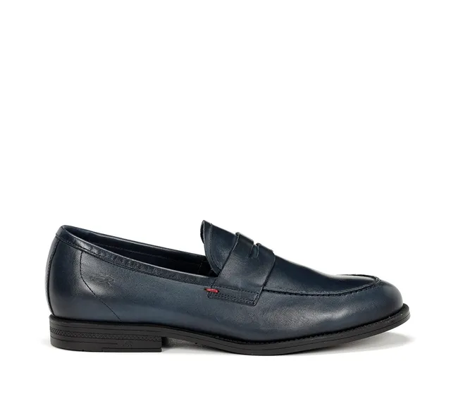 Fluchos Henri F0824 mocassin homme bleu cuir