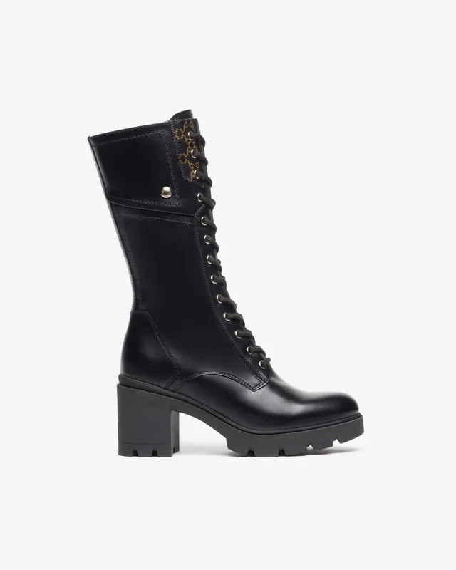 Nero Giardini Boots bottes cuir femme détails métal