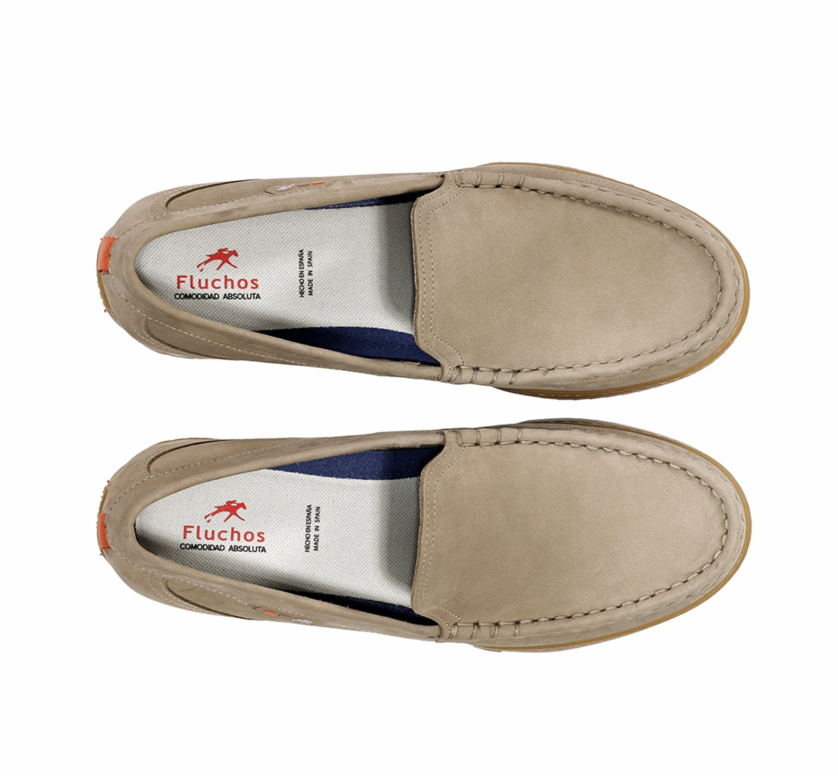 Fluchos Bruno F2432 mocassins homme taupe cuir