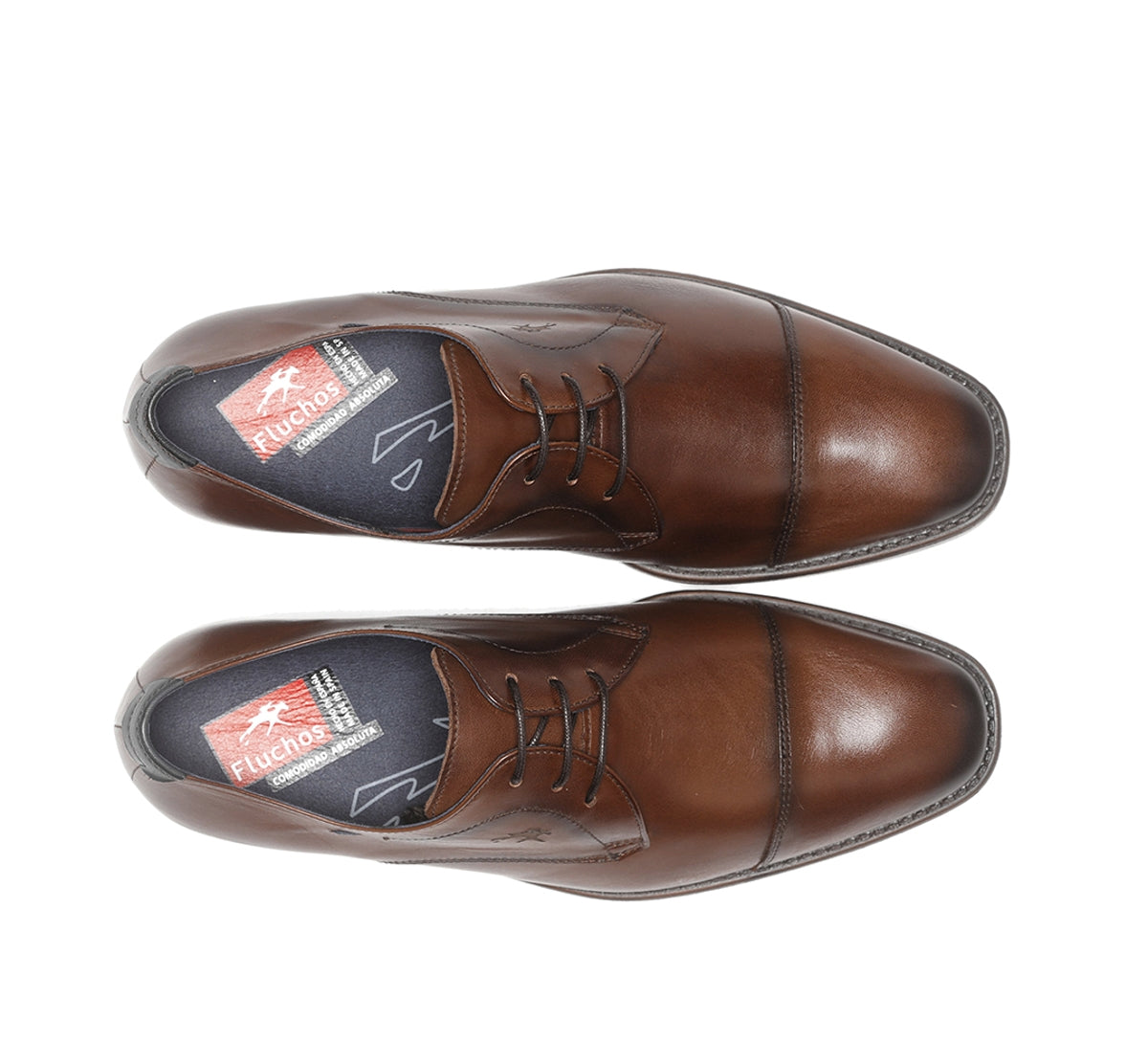 Fluchos Zapatos Luke F1055 derbies marron homme cuir