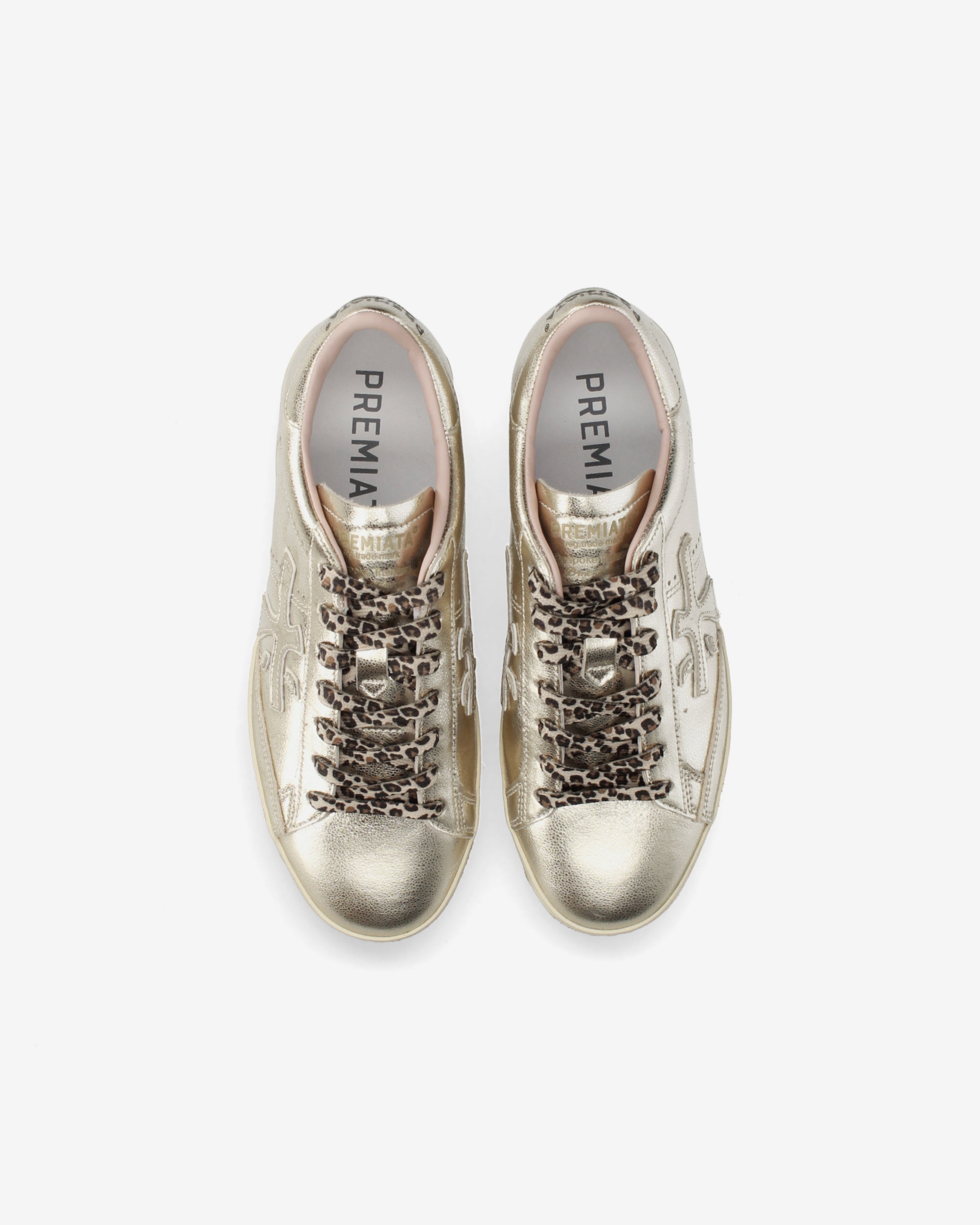 Premiata Stevend 8491 sneakers cuir champagne femme