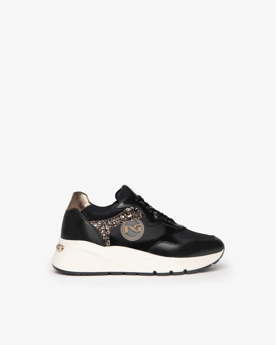 Nero Giardini Sneakers baskets cuir daim femme