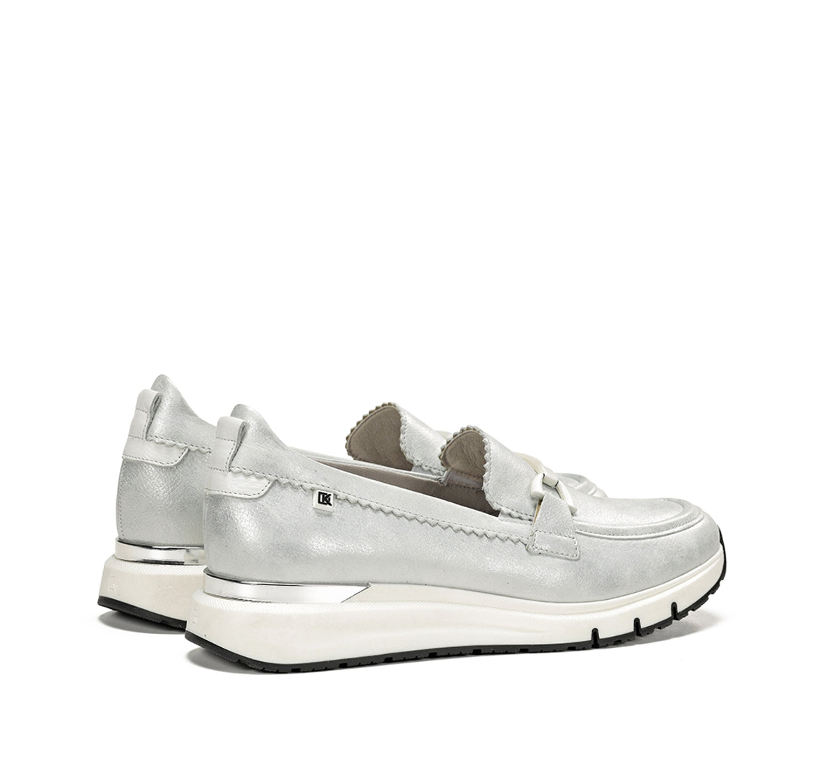 Dorking Serena D9047 mocassins femme argent