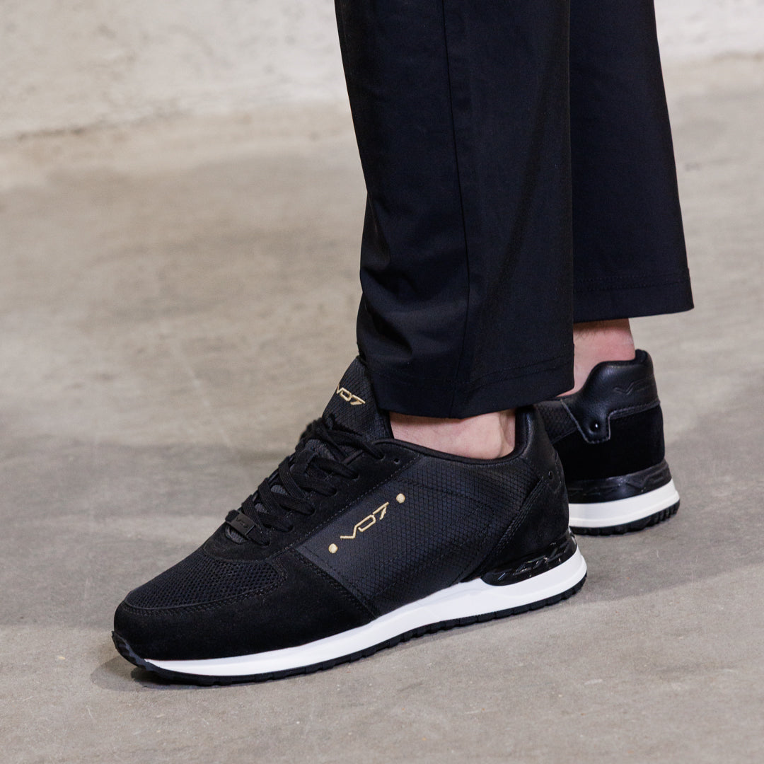 VO7 Milan 777 Black sneaker homme noir daim