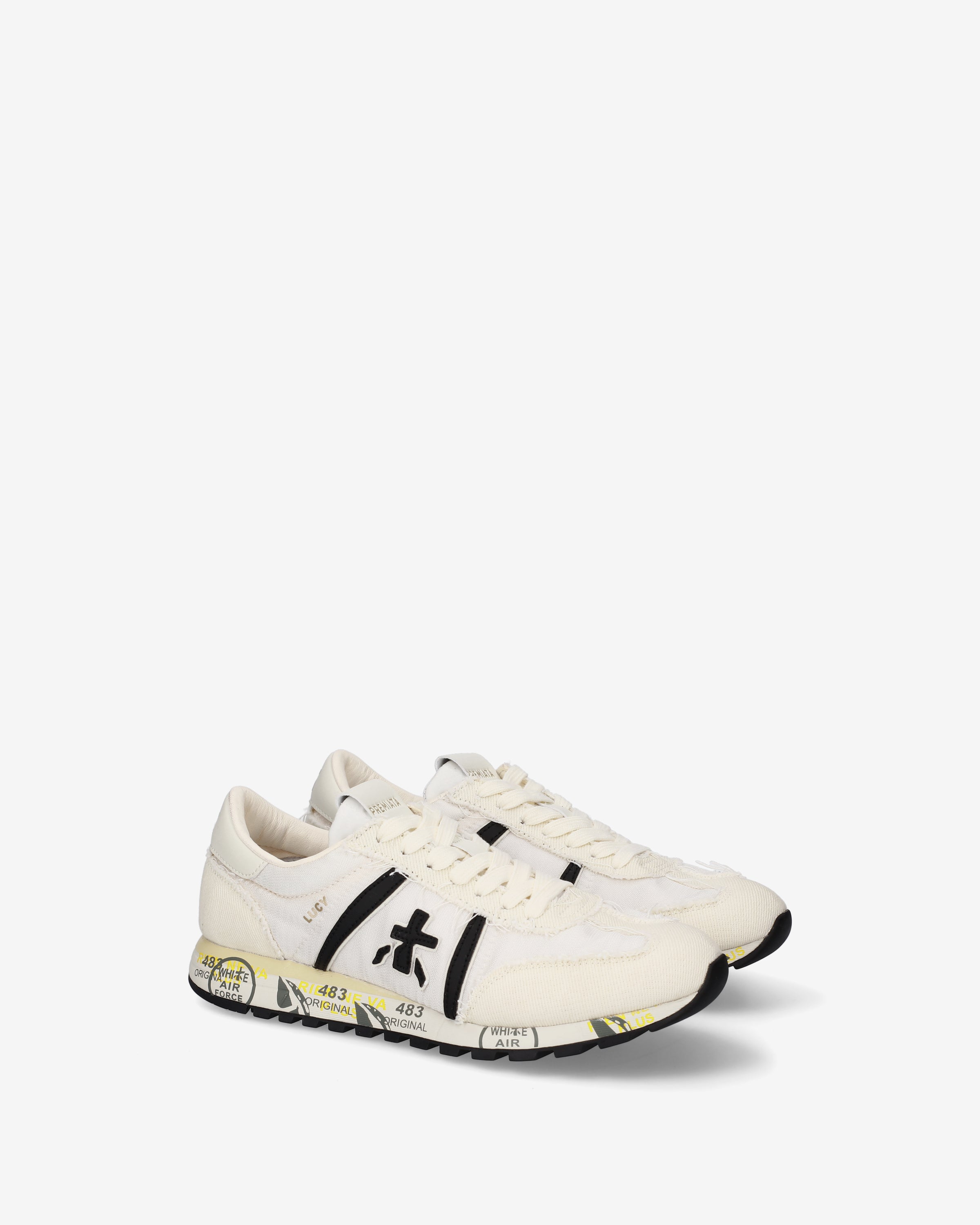 Premiata Lucyd 0.1 8139 sneakers toile crème femme