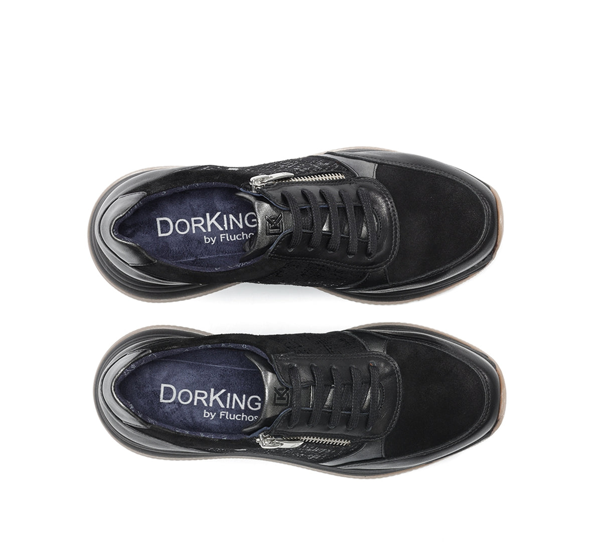 Dorking by Fluchos Draz D9249 basket noire plateforme